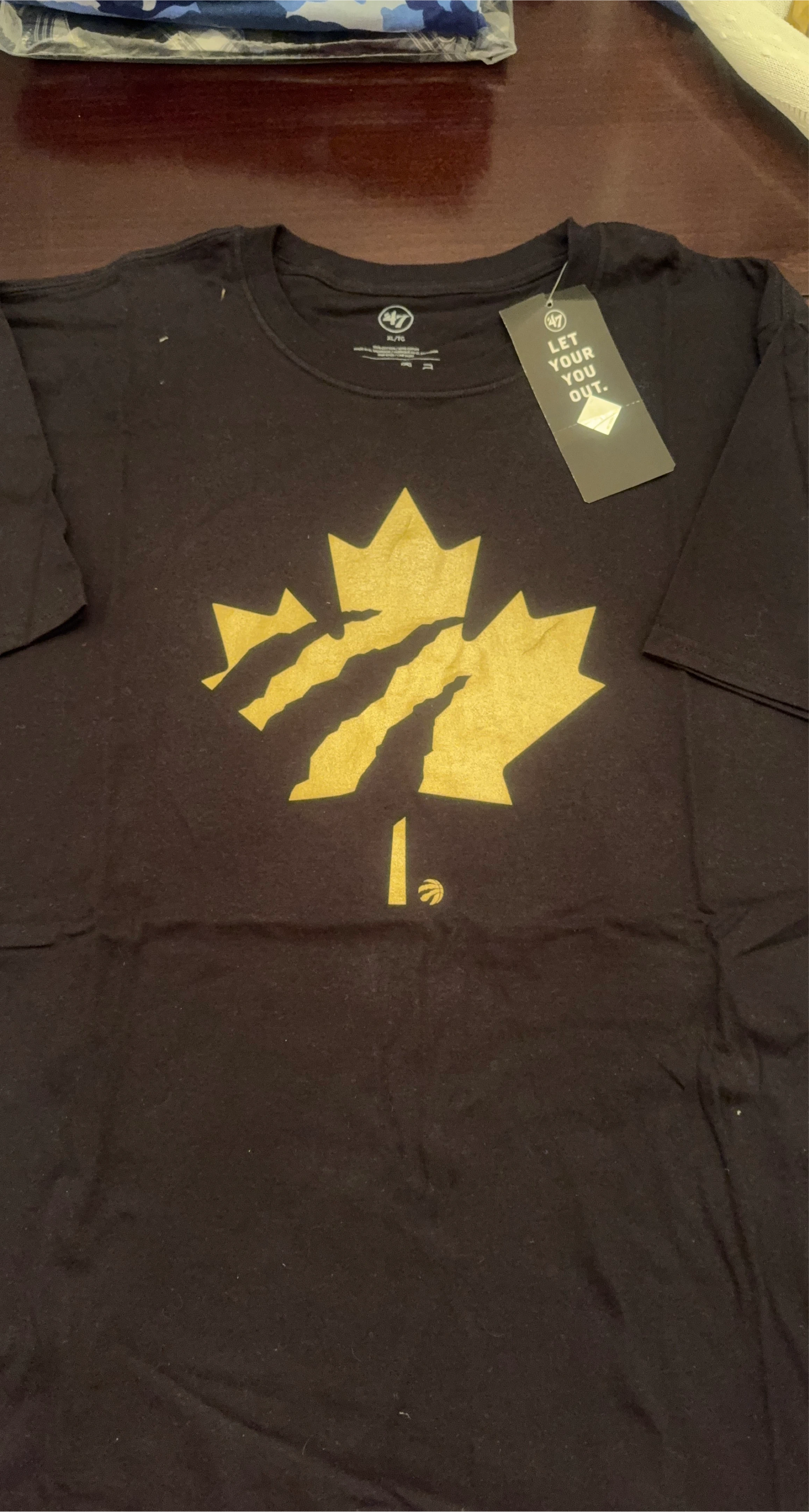 47 Brand Black Maple Leaf T-Shirt XL/TC - photo 2