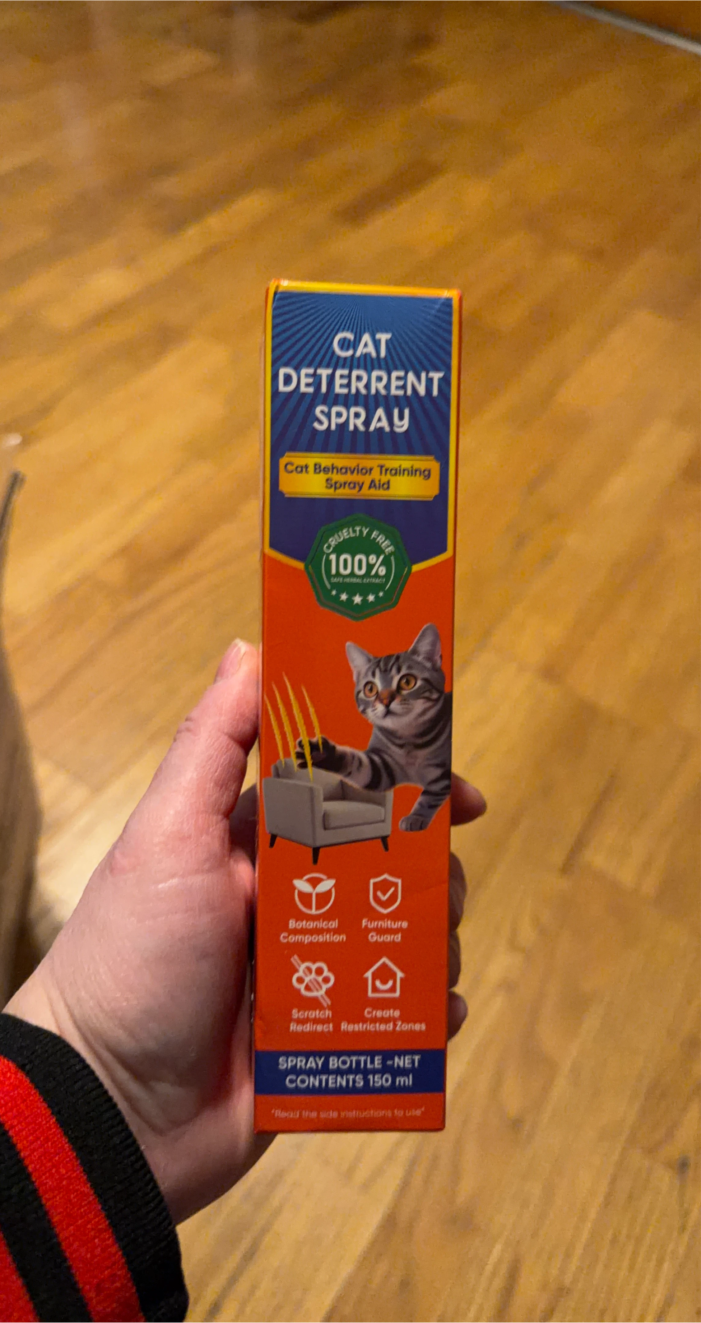 Cat Deterrent Spray - 150 ml