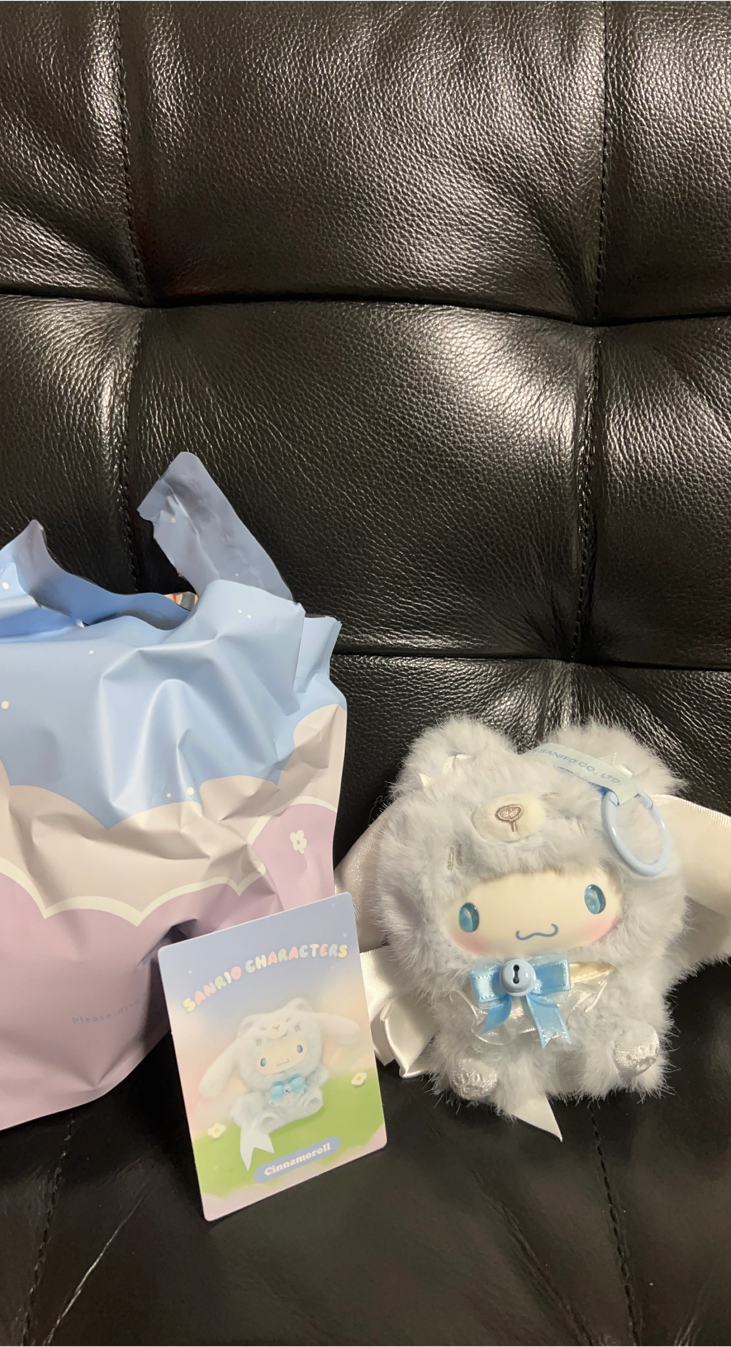 Sanrio Characters Cinnamoroll Plush Keychain