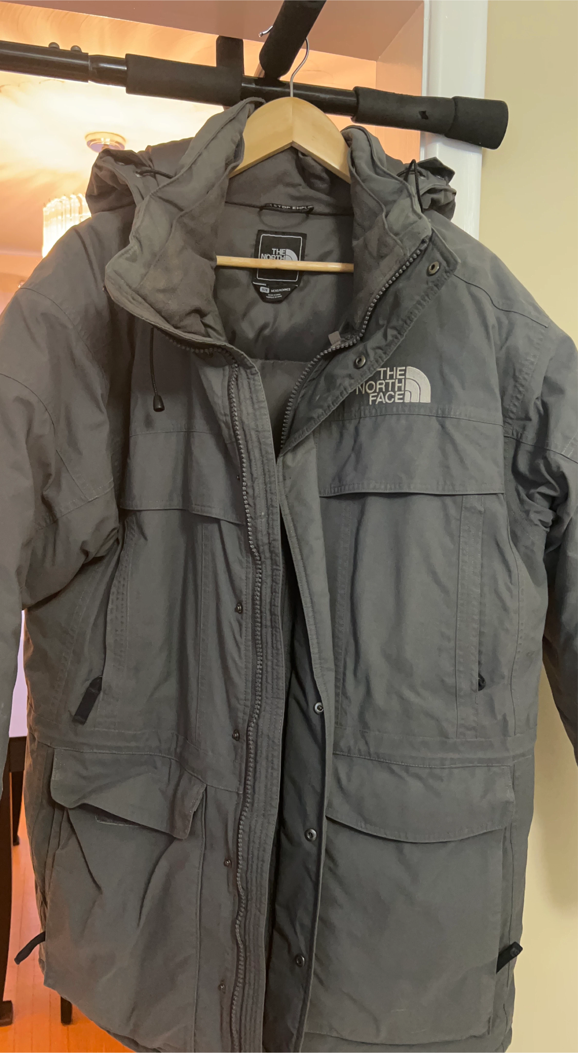 The North Face Men's Grey Parka Jacket