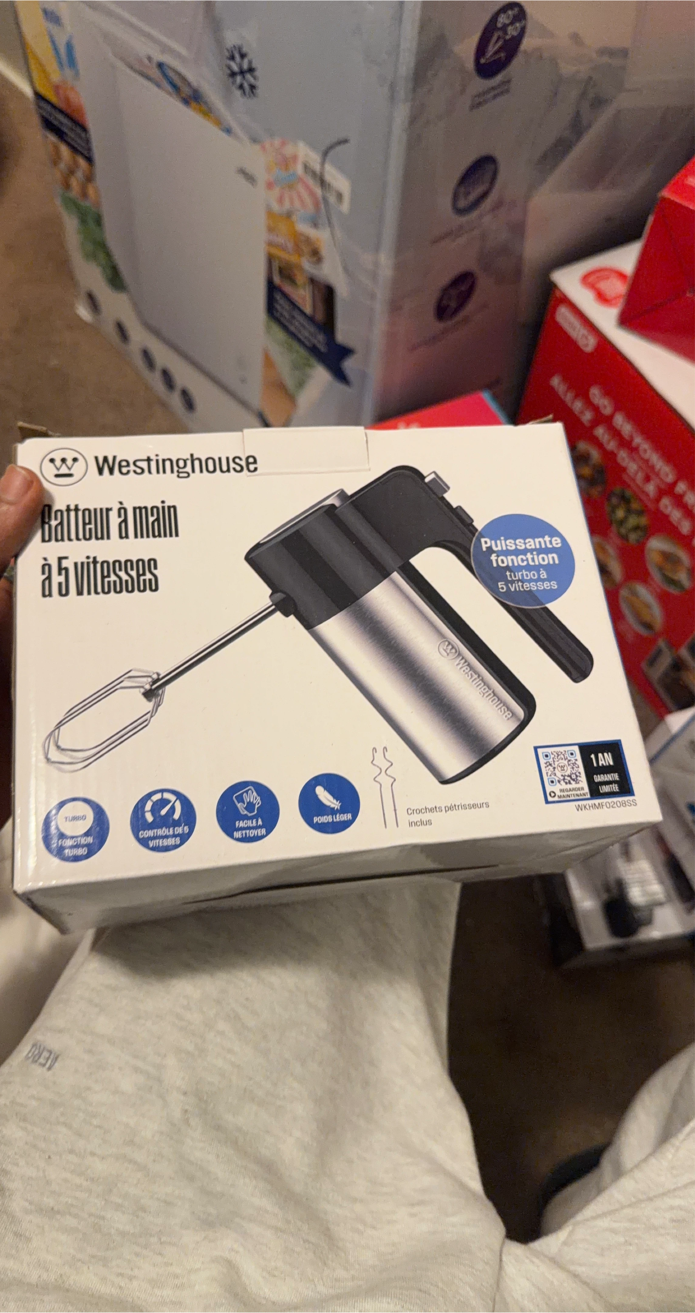 Westinghouse Hand Mixer with 5 Speeds