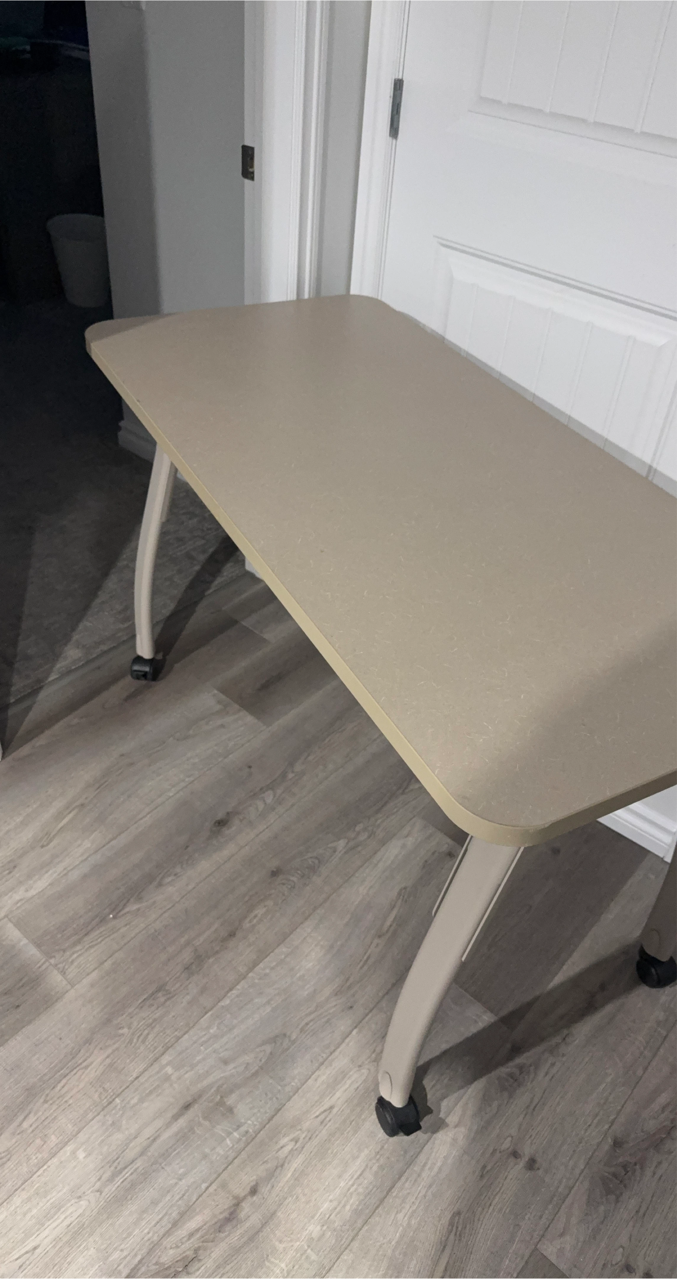 Adjustable Height Rolling Desk