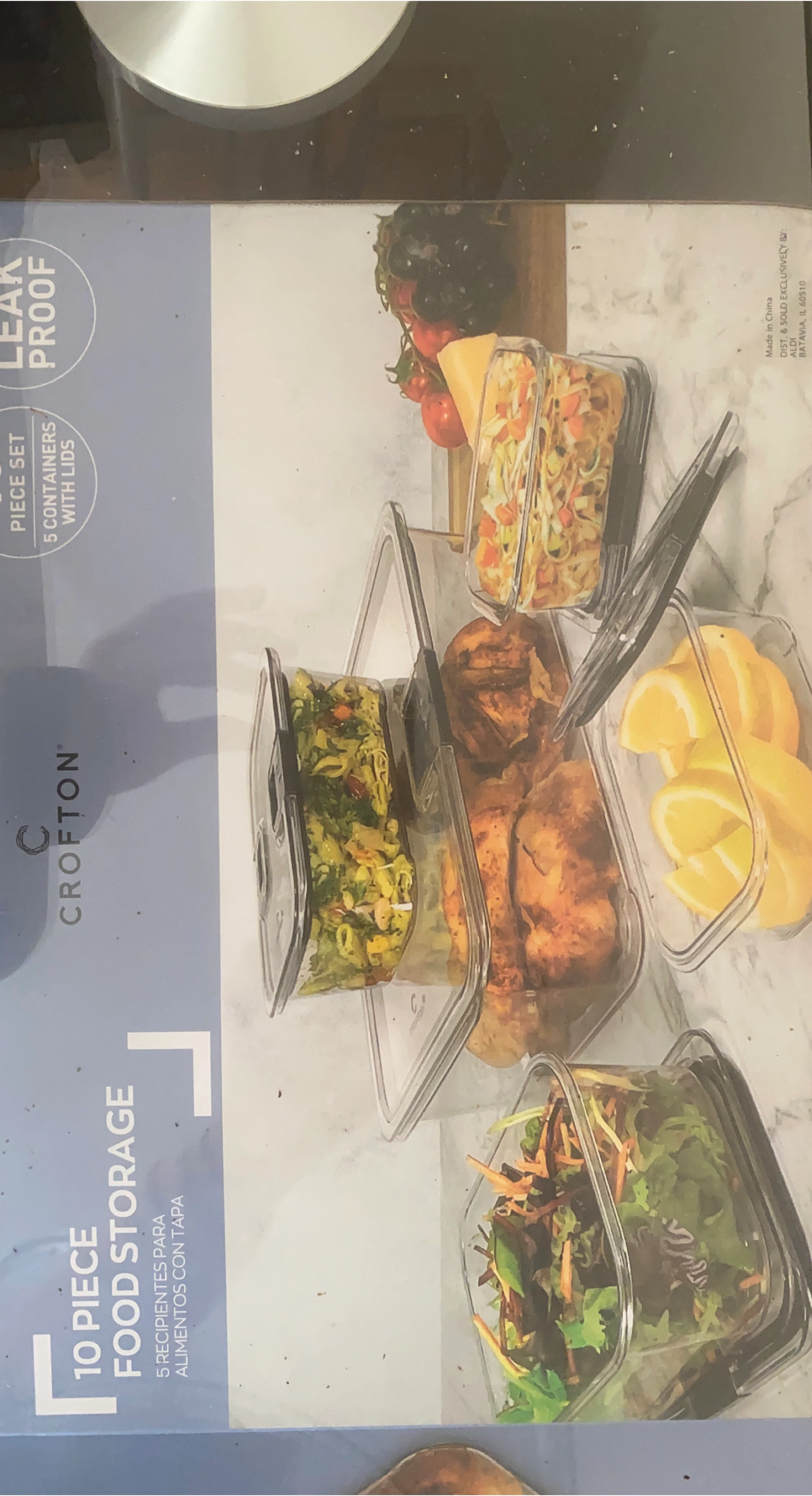 Crofton 10 Piece Food Storage Set with Lids
