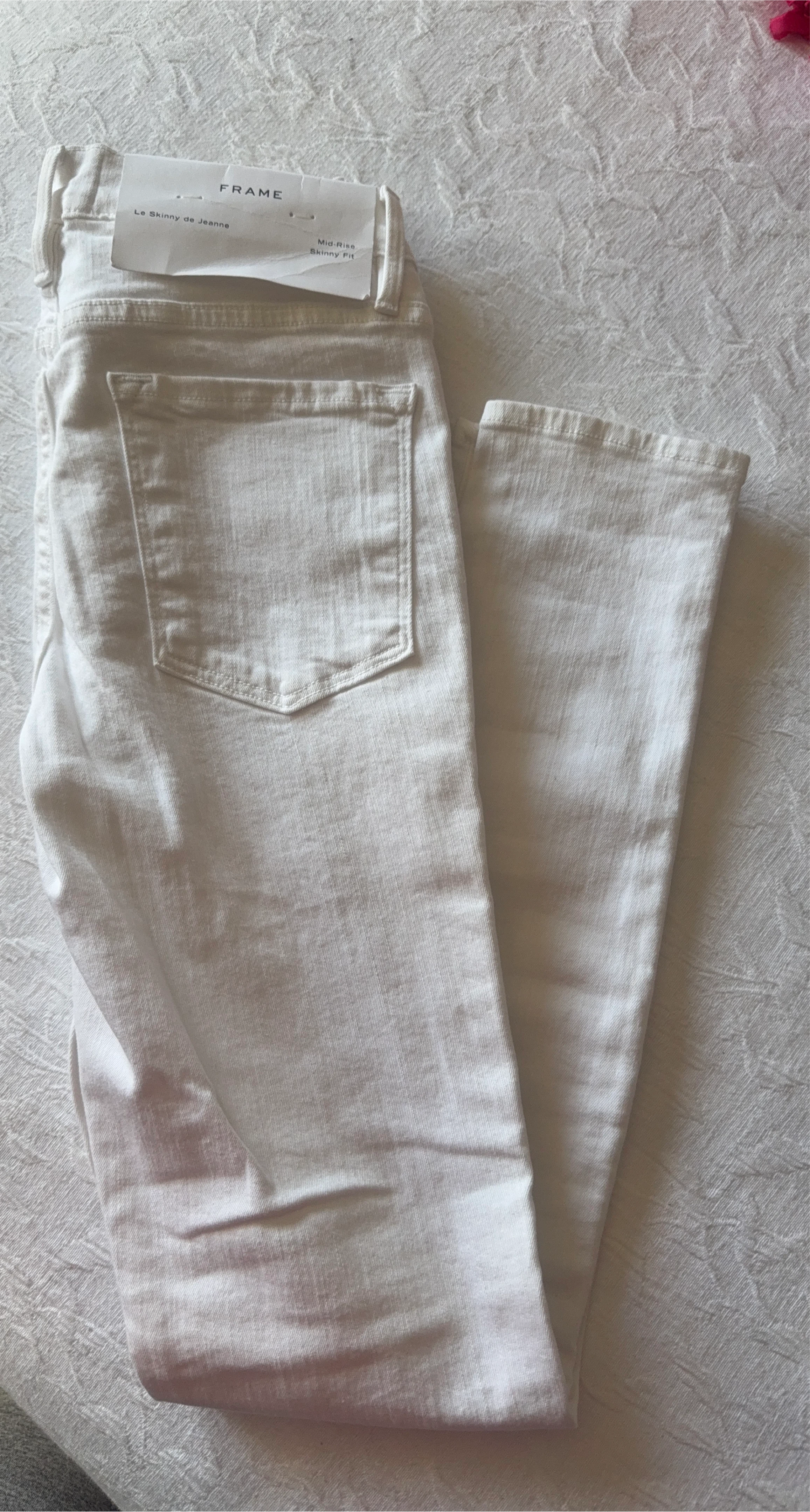 FRAME Le Skinny de Jeanne Jeans - White - Size 28