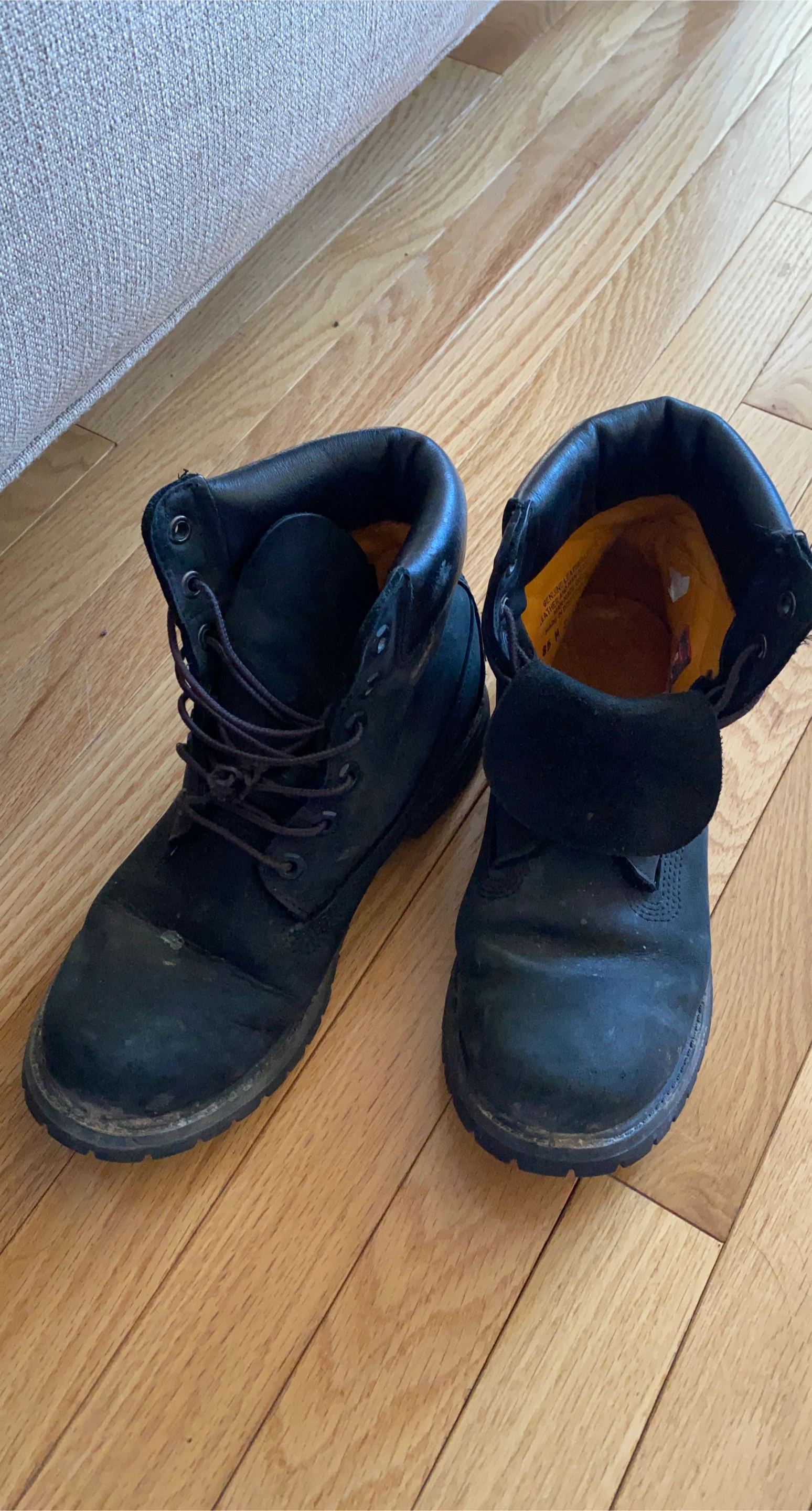 Timberland Women's Black Leather Boots