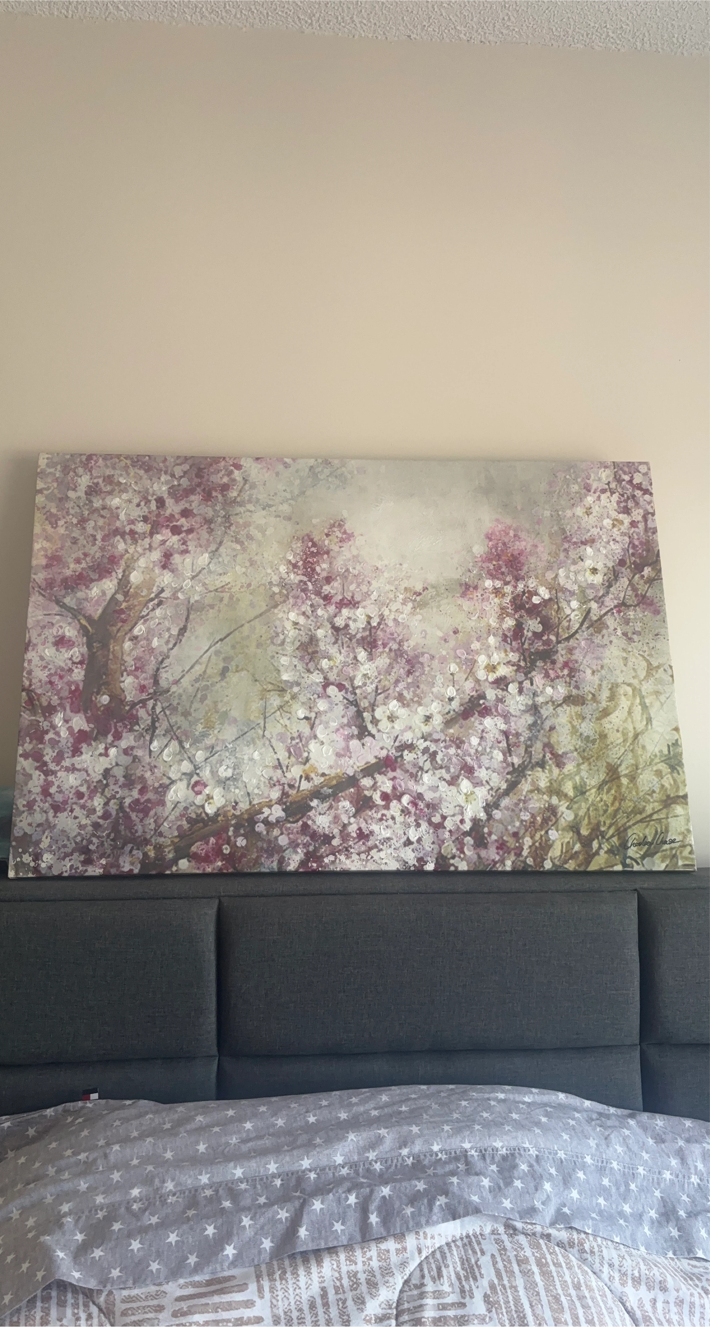 Floral Wall Art Painting - Cherry Blossom Tree