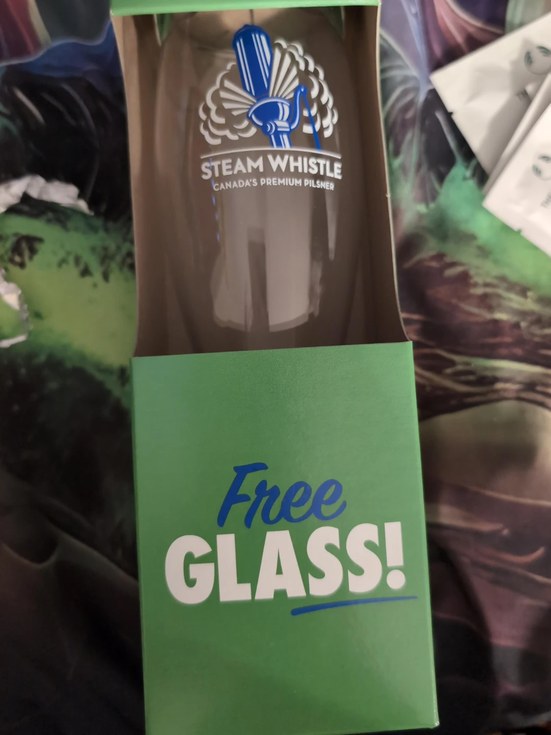 Steam Whistle Free Glass - New in Box!