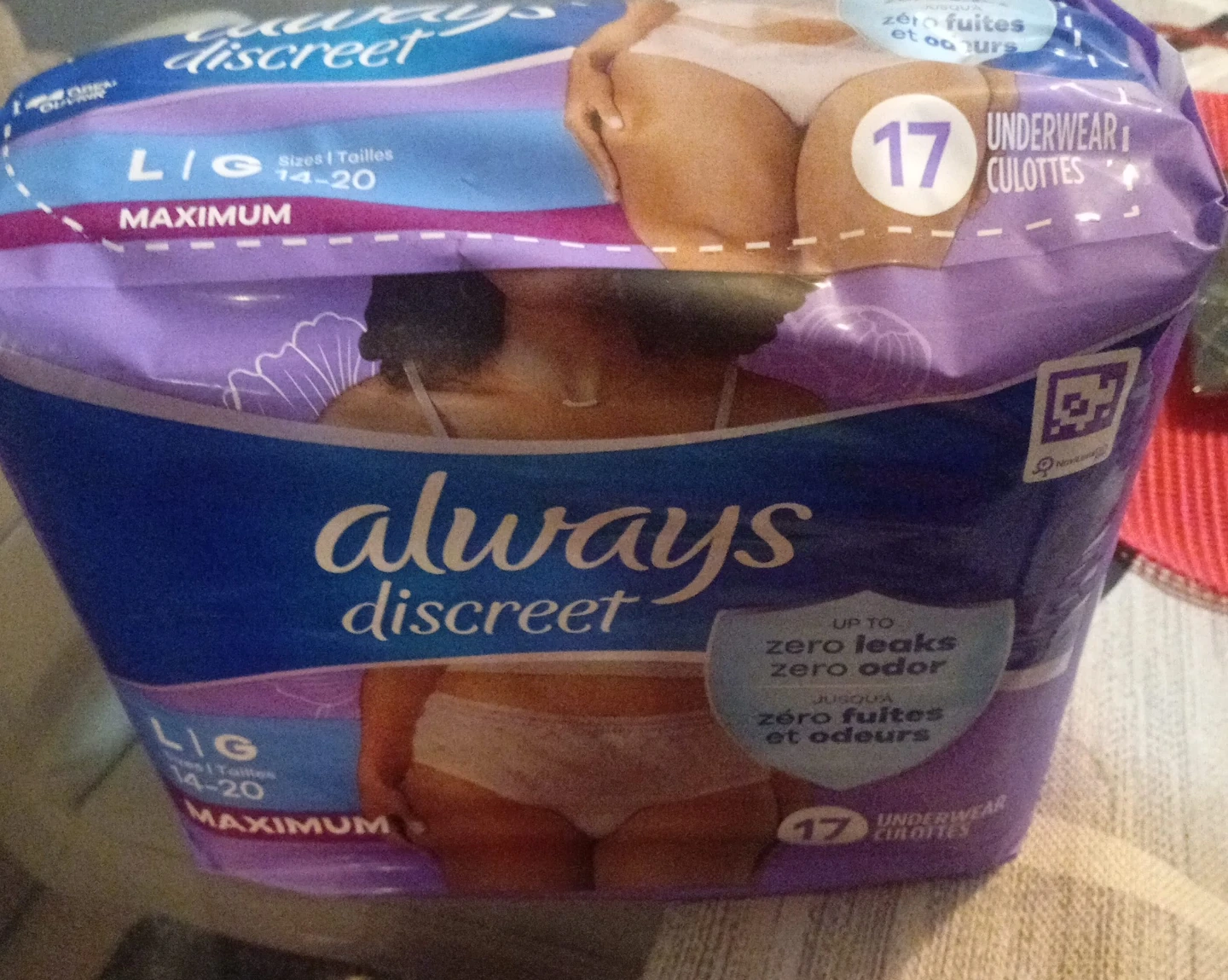 Always Discreet Underwear - Size L (14-20)