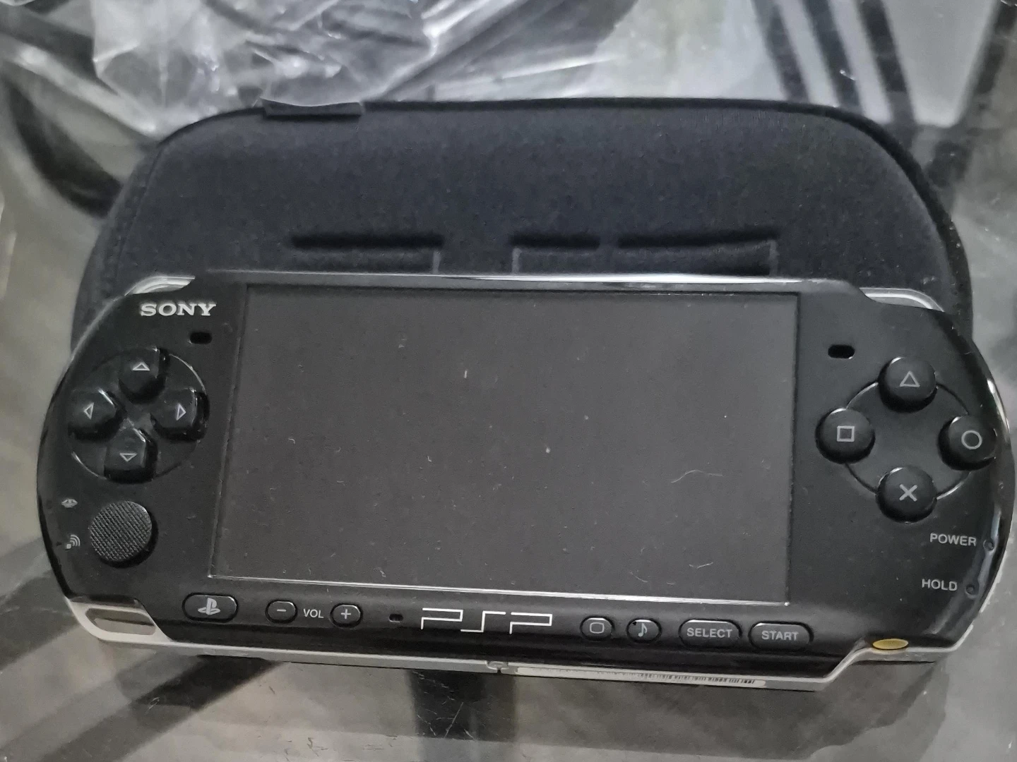 Sony PSP Handheld Console with Case