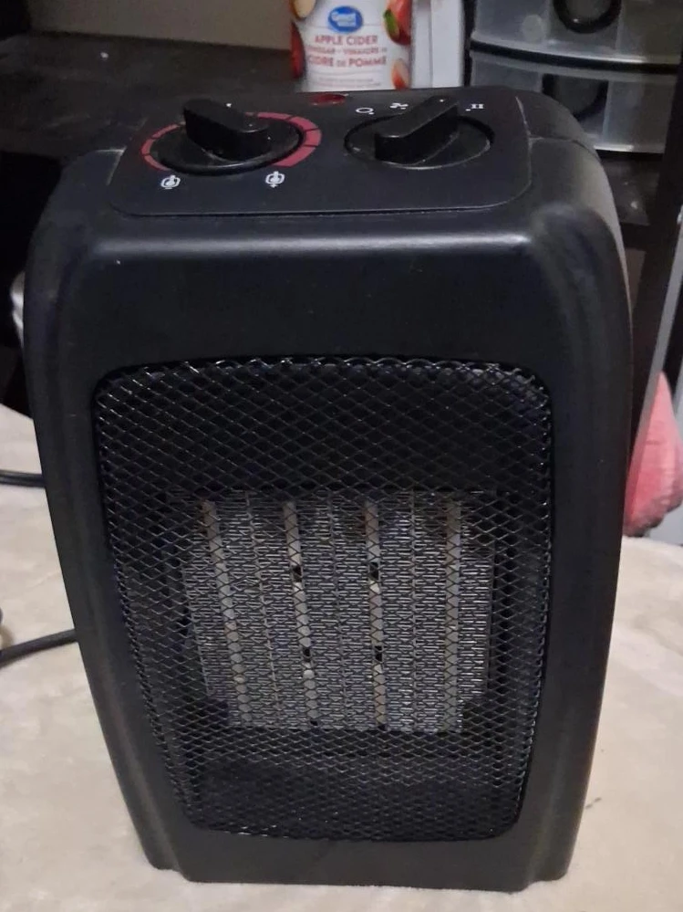 Black Portable Space Heater