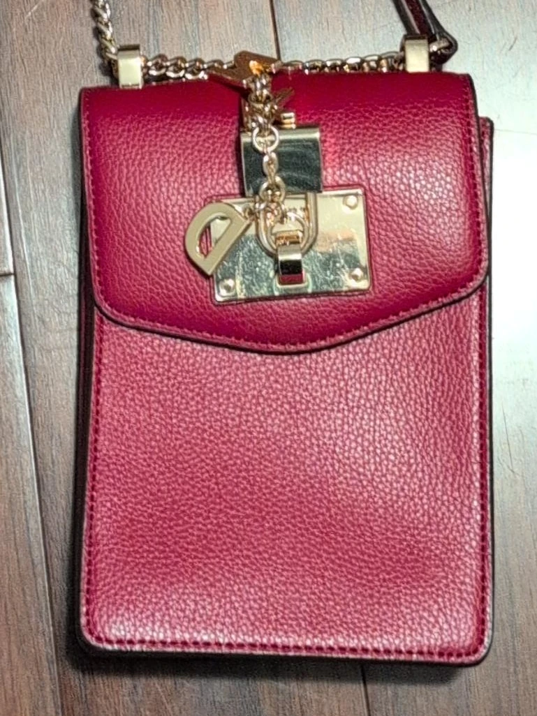 DKNY Burgundy Crossbody Bag