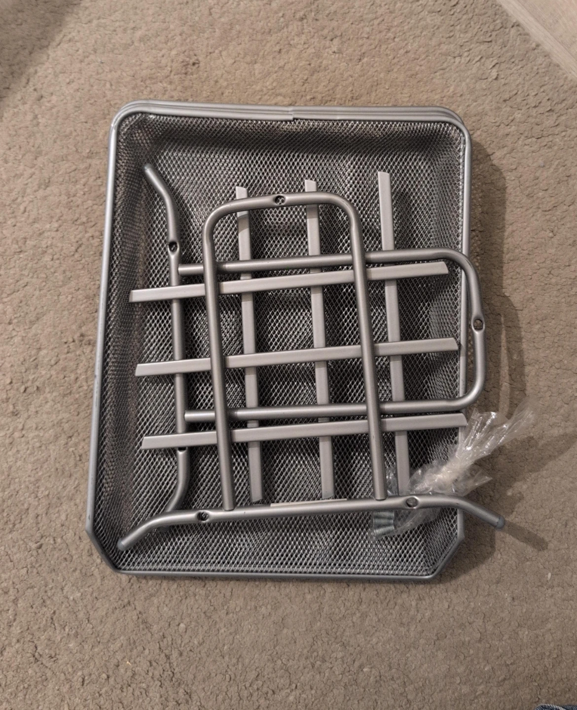 IKEA DOKUMENT Letter Tray, Silver Colour