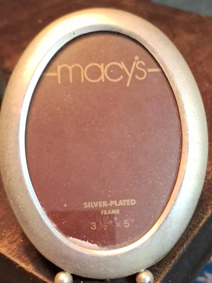 Macy's Silver-Plated Frame 3.5" x 5"
