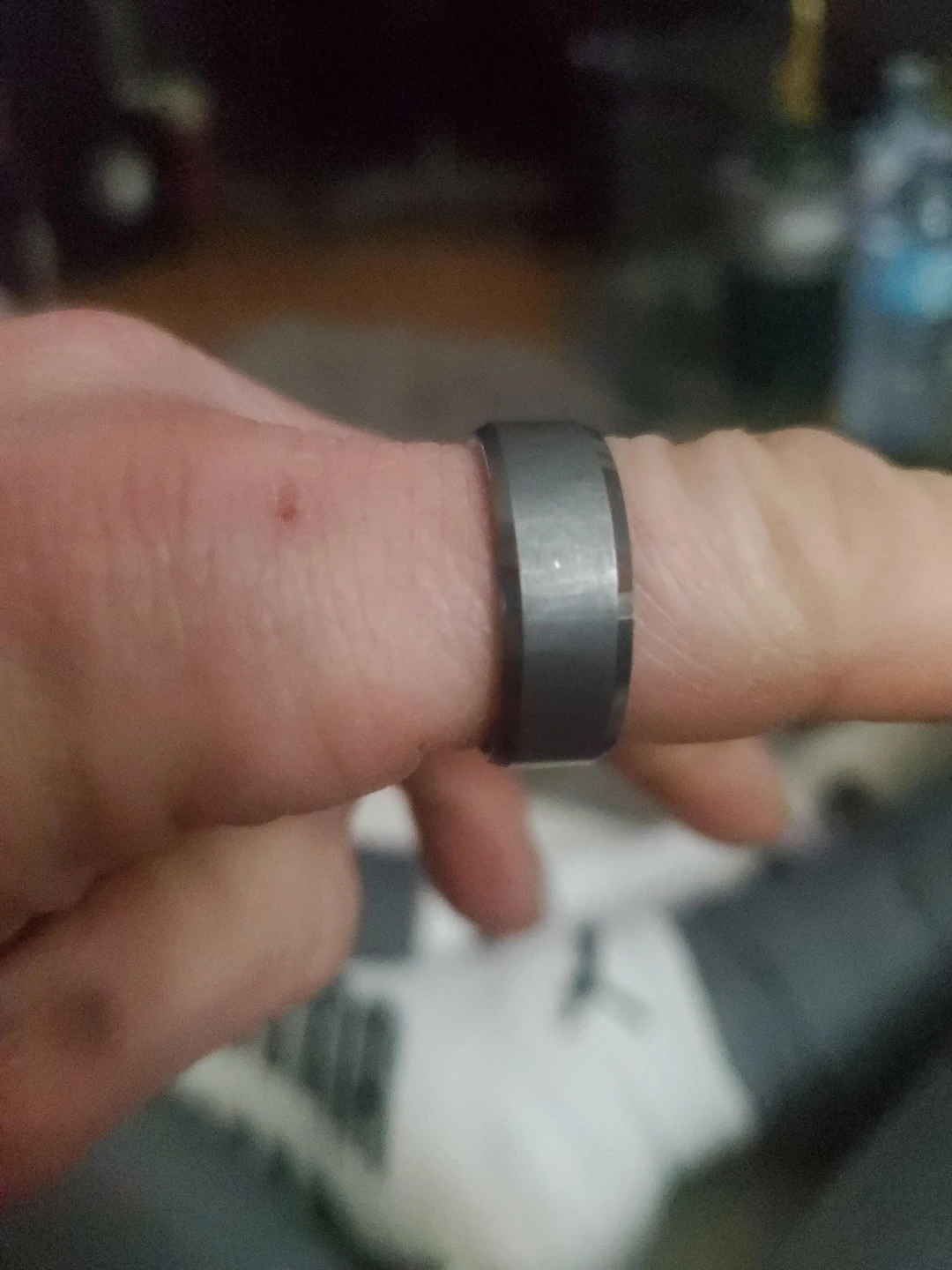 Men's Tungsten Carbide Wedding Band Ring