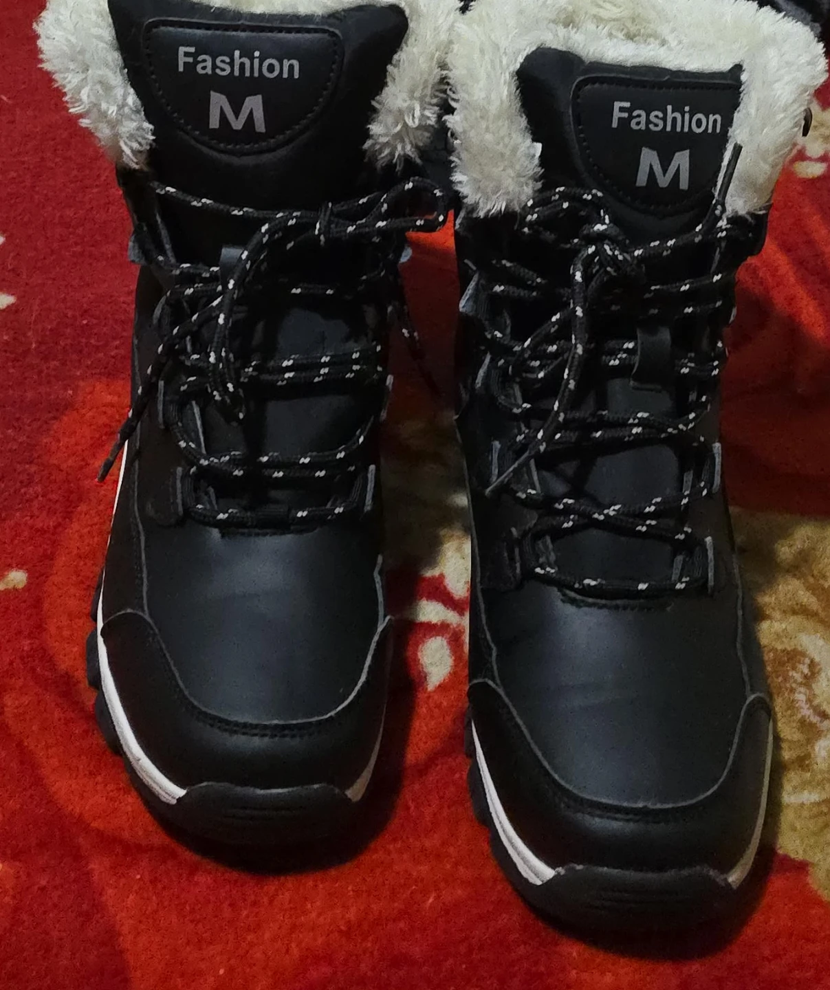 Fashion M Black Winter Boots