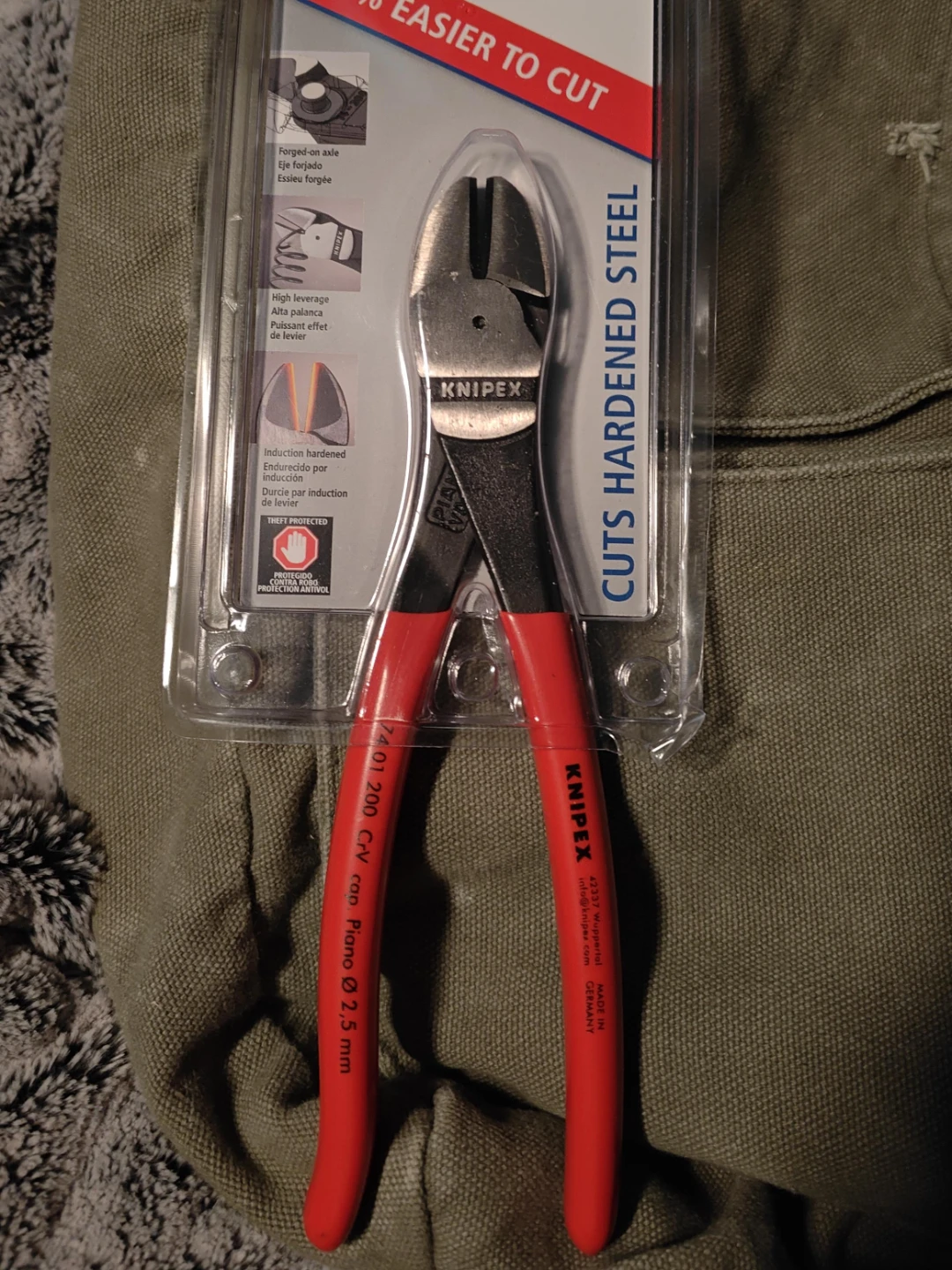 Knipex 74 01 200 Diagonal Cutters 200mm