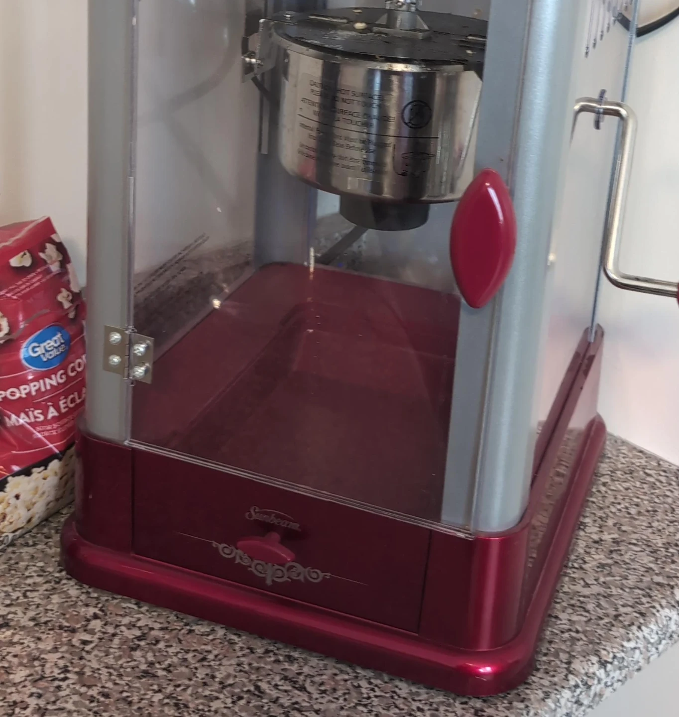 Sunbeam Red Popcorn Machine