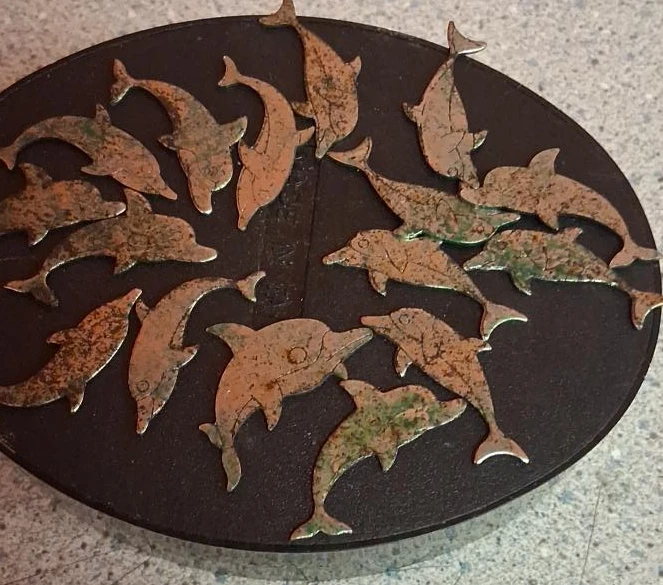 Vintage Dolphin Metal Embellishments