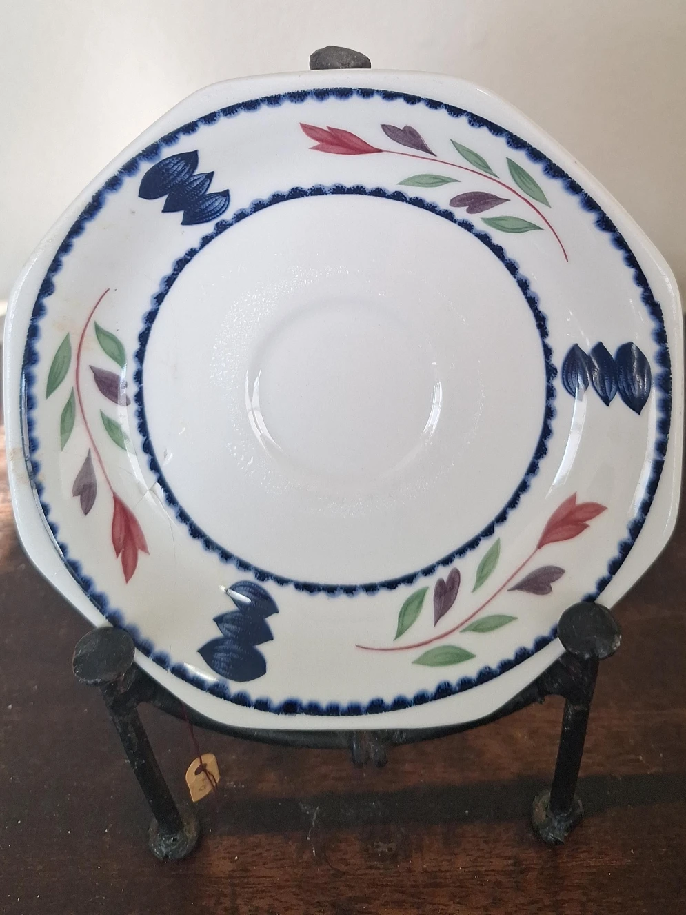 Vintage Octagonal Saucer Plate