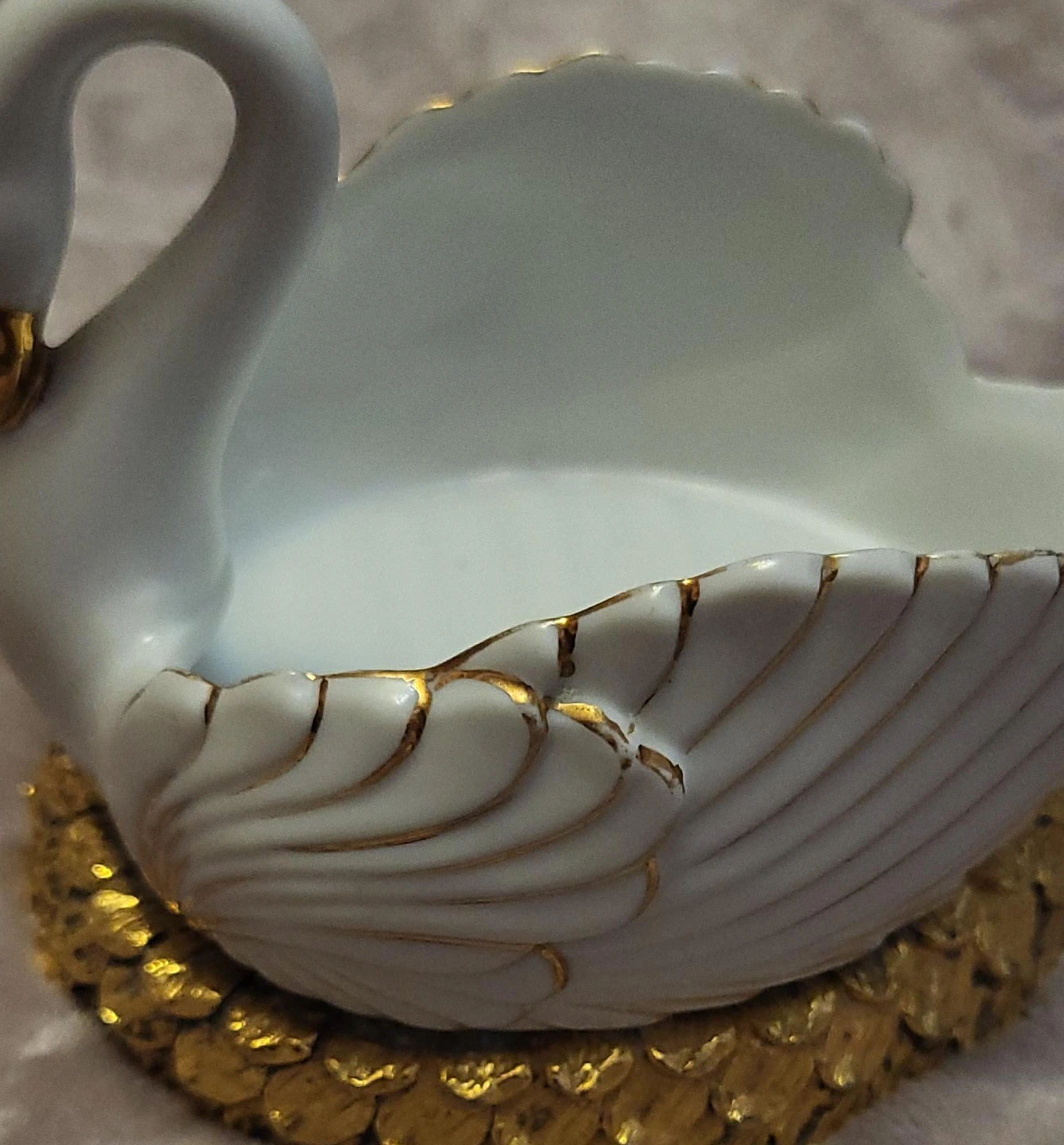 Vintage Swan Decorative Soap Dish - photo 2