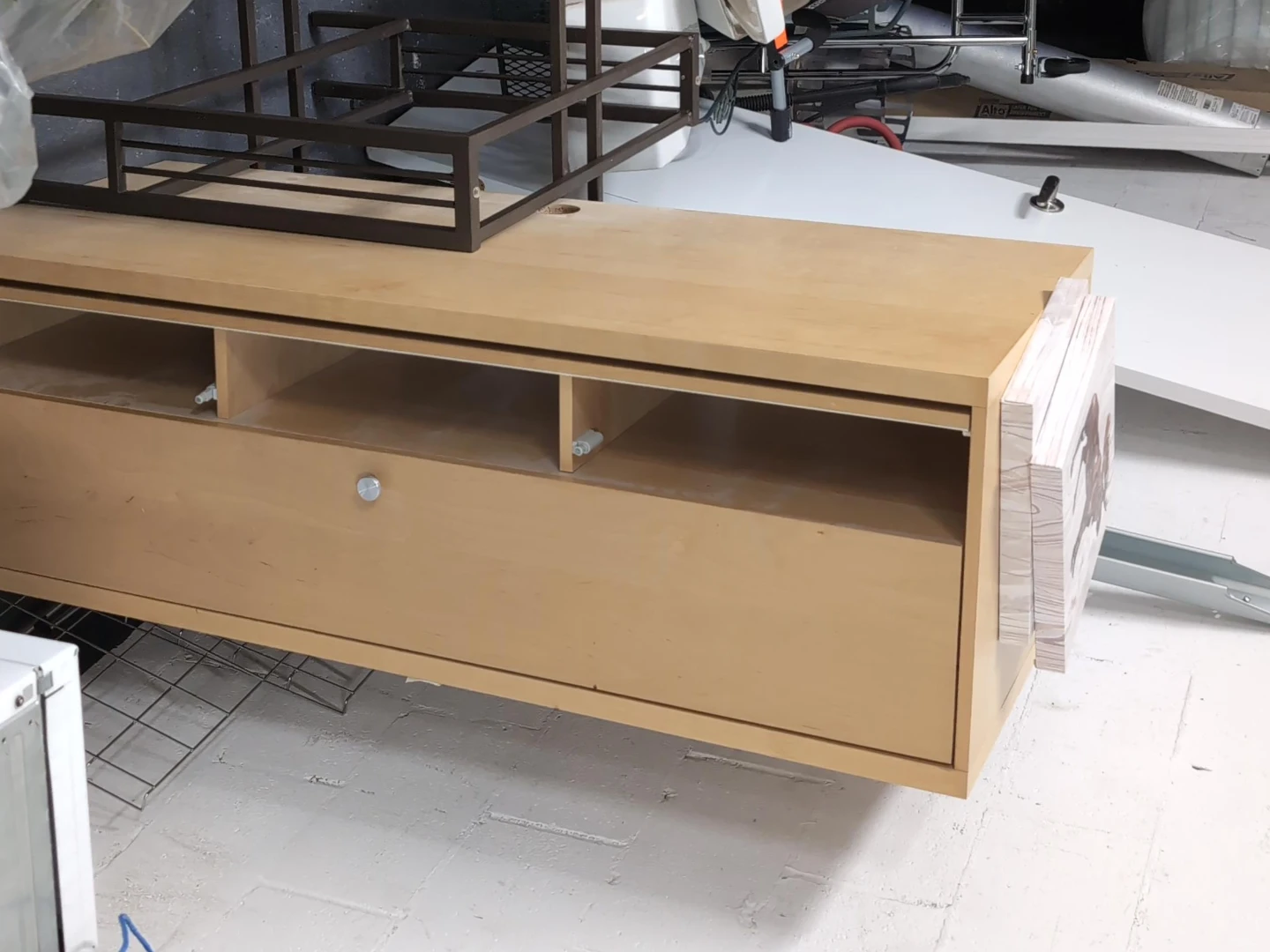 Light Wood TV Stand
