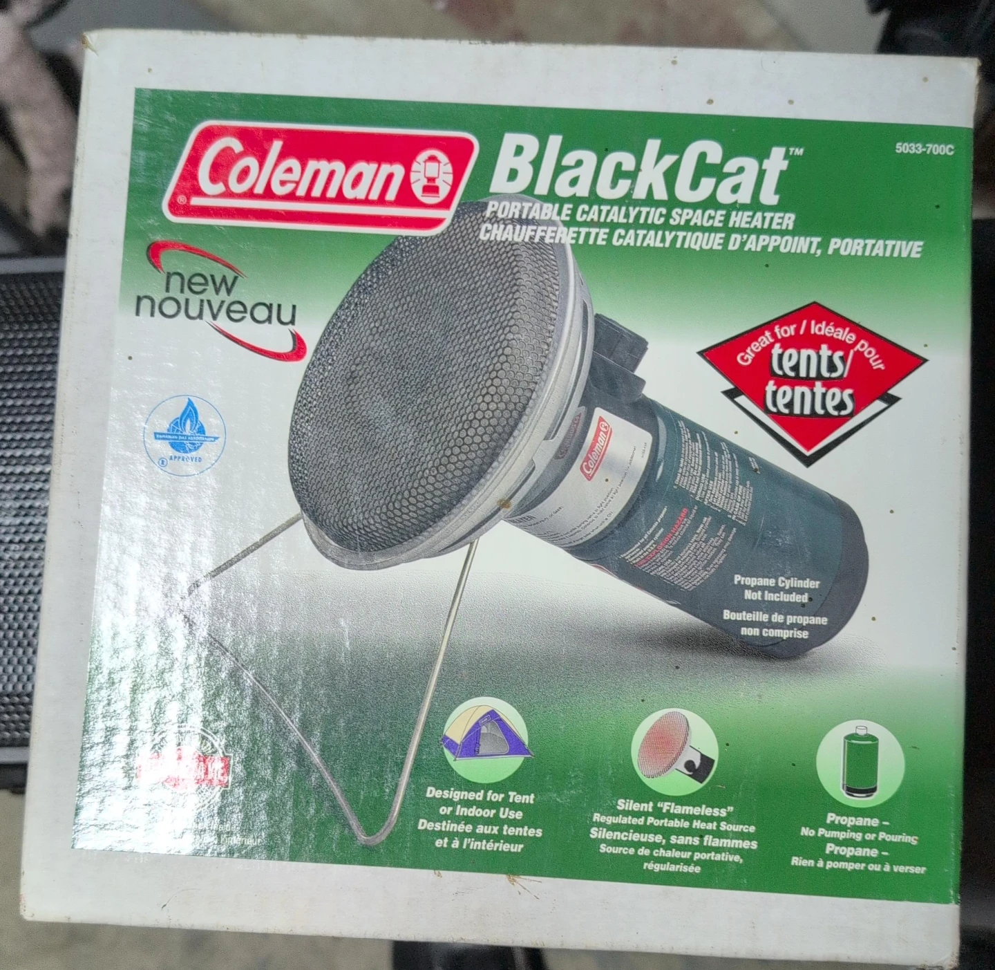 New Coleman BlackCat Portable Catalytic Space Heater