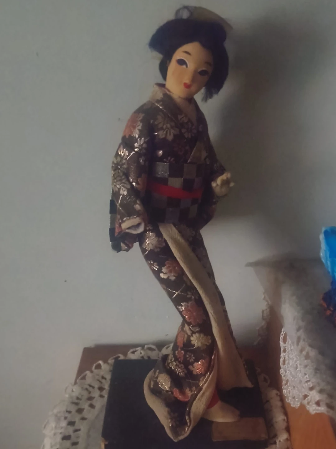 Vintage Japanese Geisha Doll Figurine