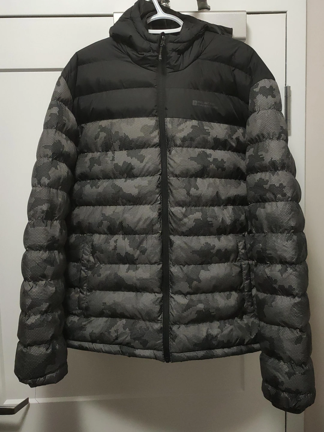 Mountain Warehouse Puffer Jacket - Black/Camo