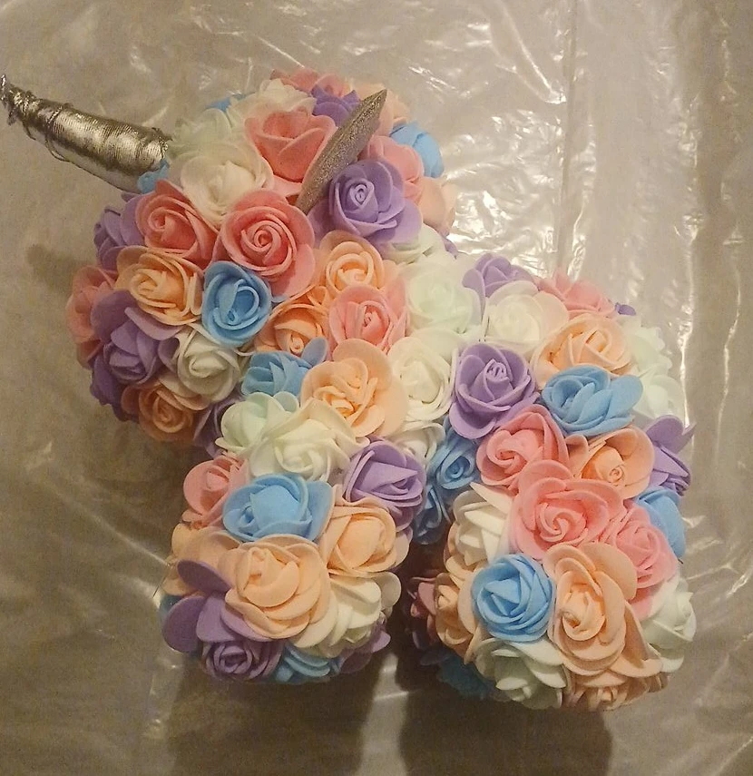 Unicorn Flower Decoration