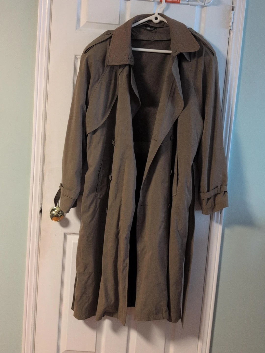 Men's Khaki Trench Coat
