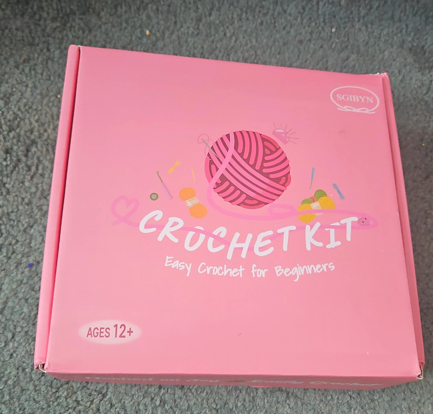 SGIBYN Crochet Kit - Easy Crochet for Beginners - Ages 12+