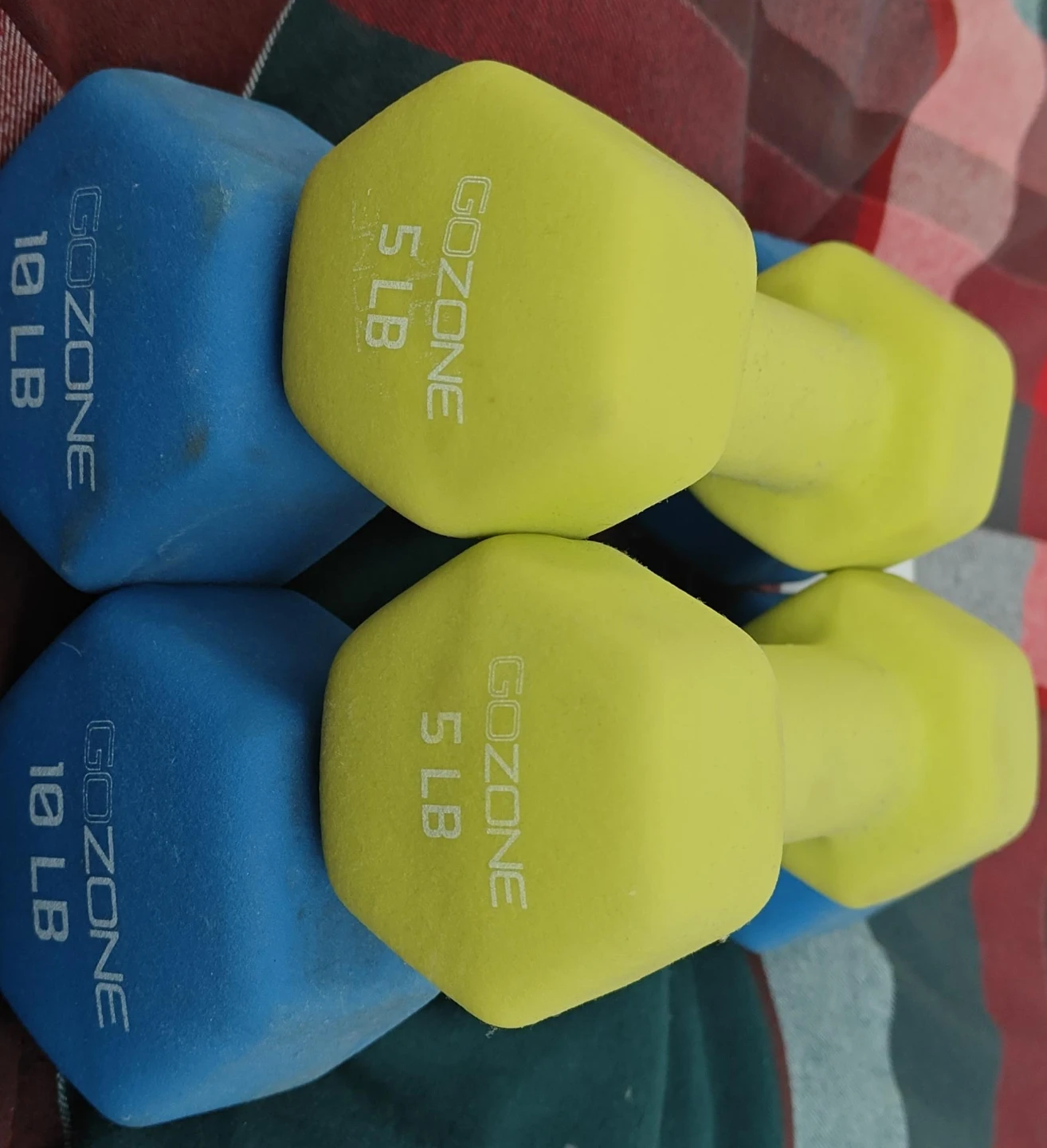 GoZone Dumbbells - 5lb & 10lb Set