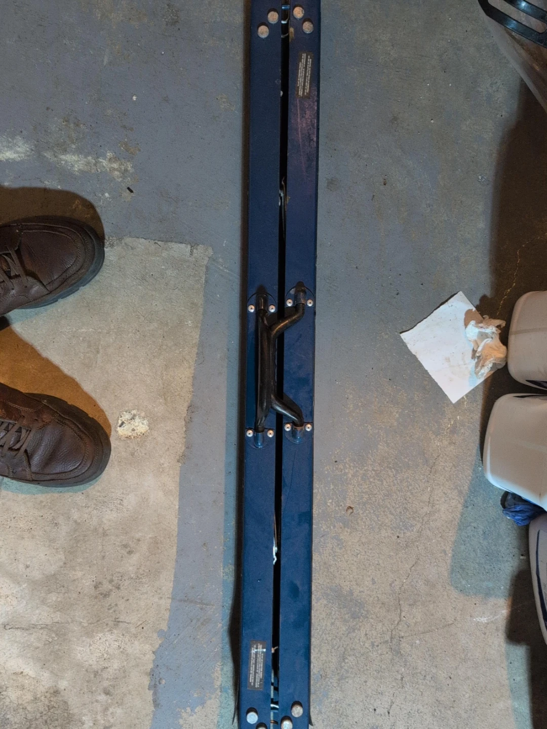 Blue Folding Sawhorse