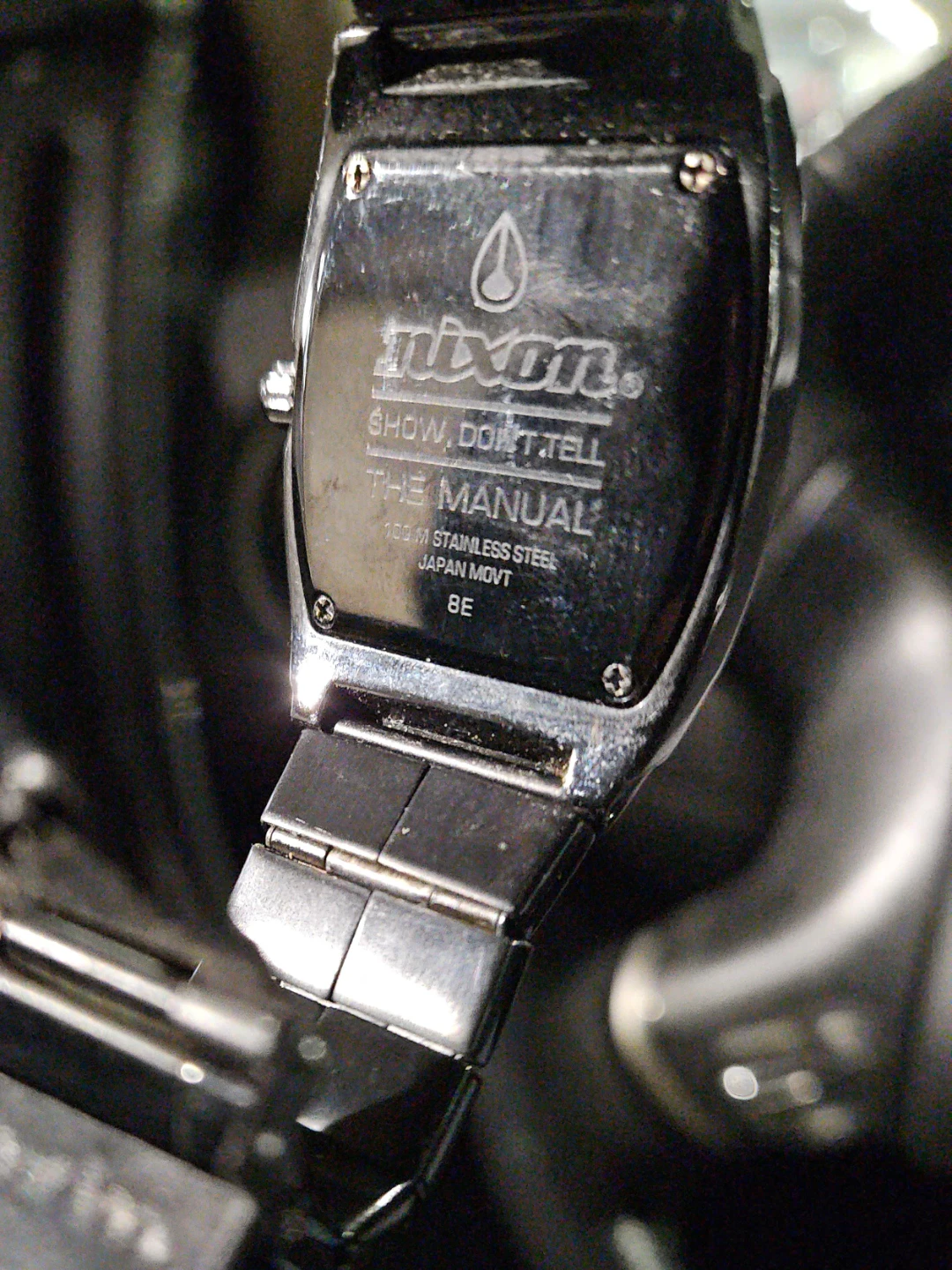 Nixon The Manual Black Stainless Steel Watch