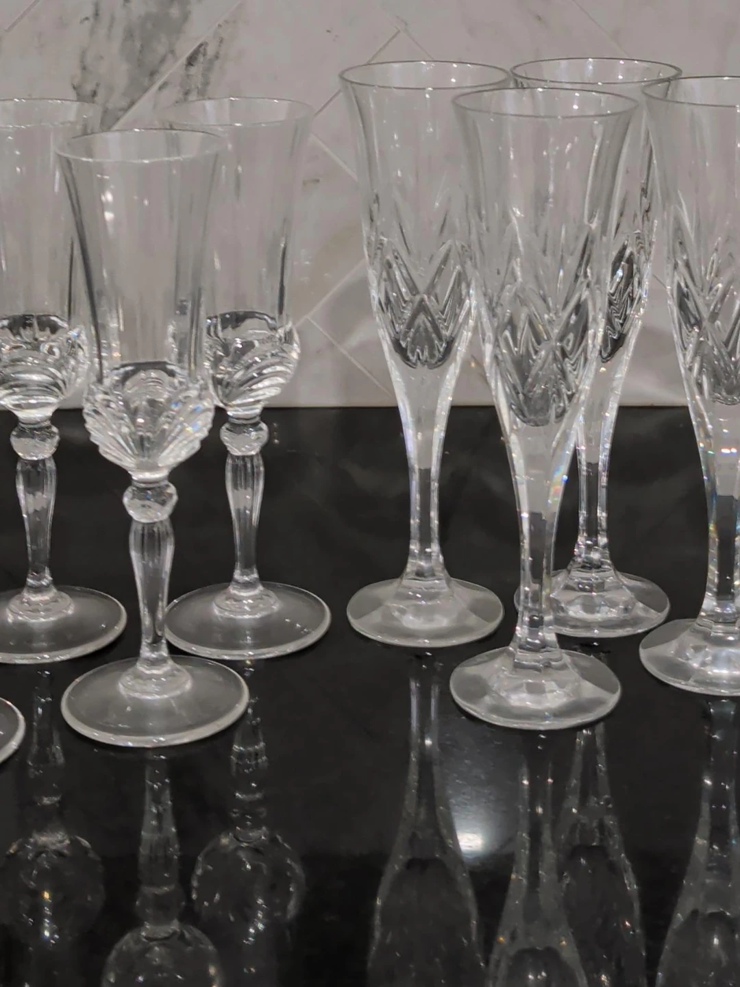 Crystal Champagne Flutes