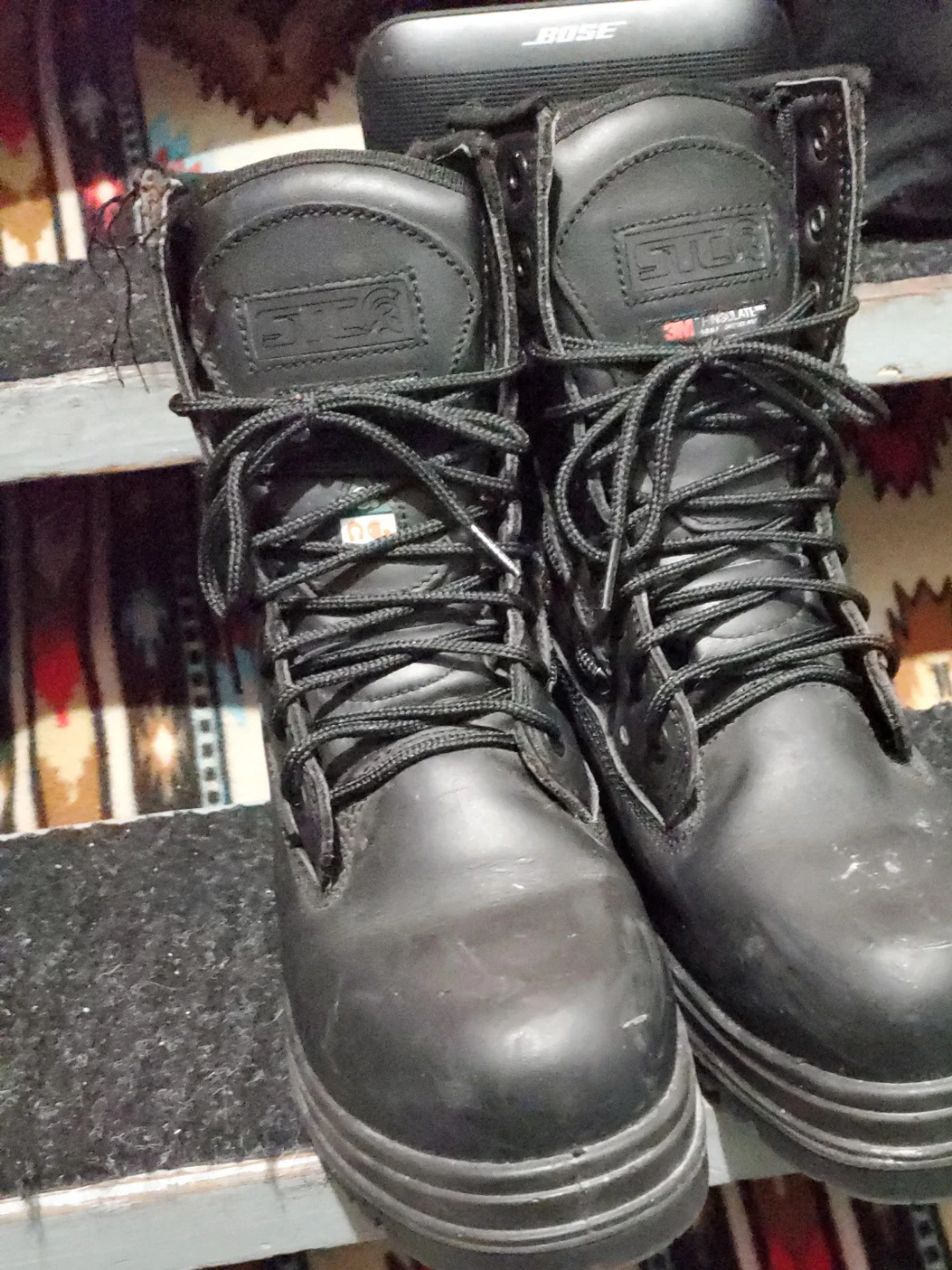 STC Black Work Boots