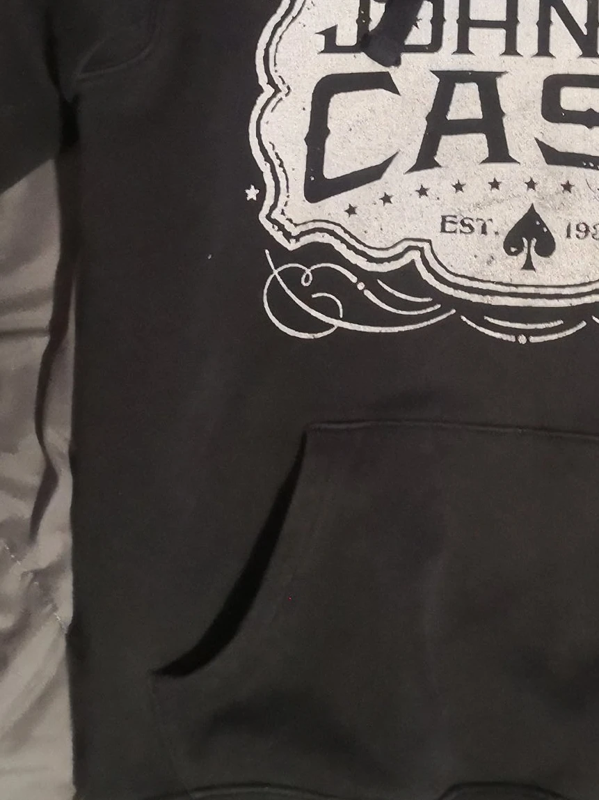 John Cash Black Hoodie