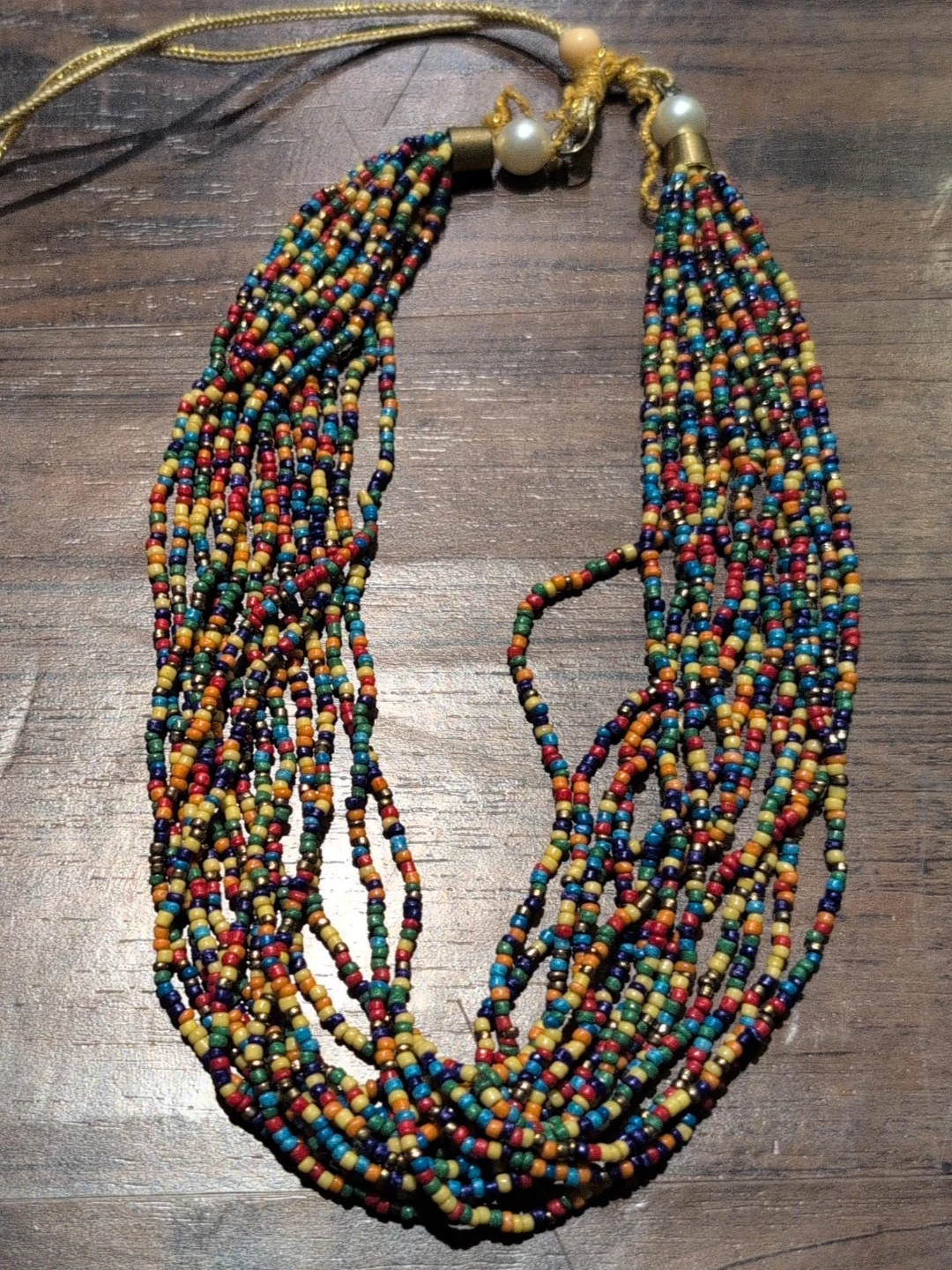 Multi-Colour Beaded Necklace