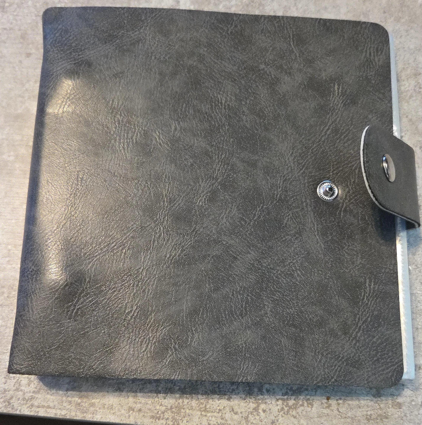 Gray Photo Album with Sleeves