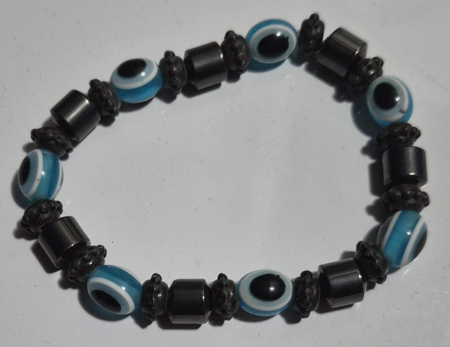 Evil Eye Bracelet - Blue & Black