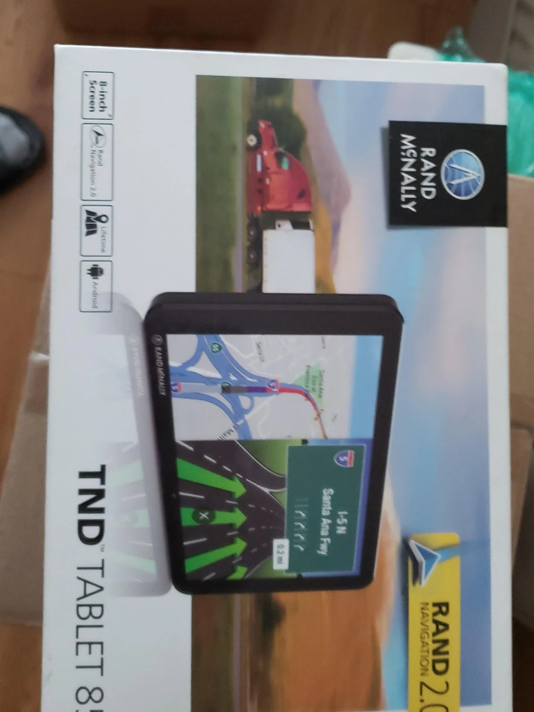 Rand McNally TND Tablet 8" GPS Navigator