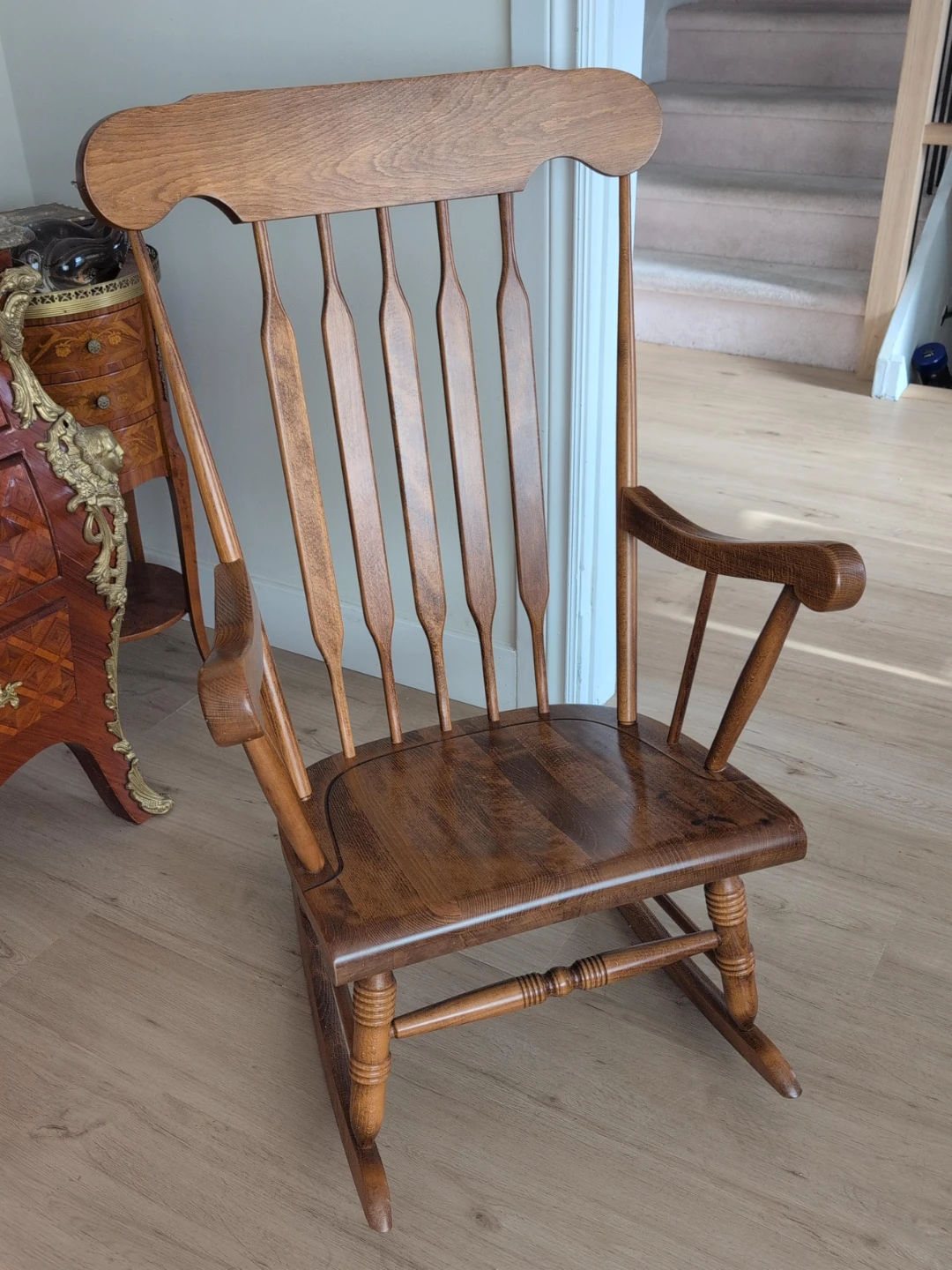 Wooden Rocking Chair - Perfect for Relaxing!