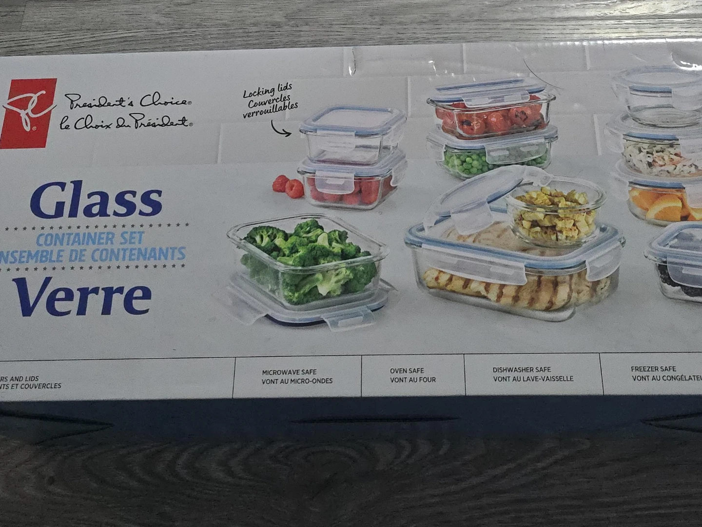 President's Choice Glass Container Set