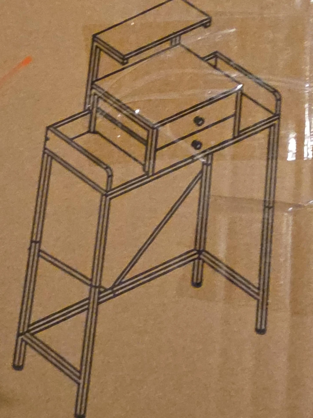 Makeup Vanity Table with Drawers