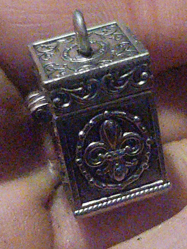Ornate Silver Metal Box
