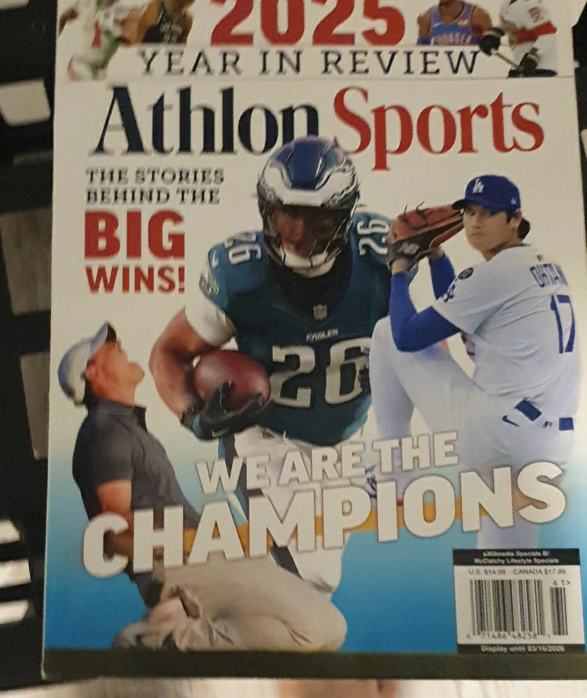 Athlon Sports 2025 Year in Review Magazine