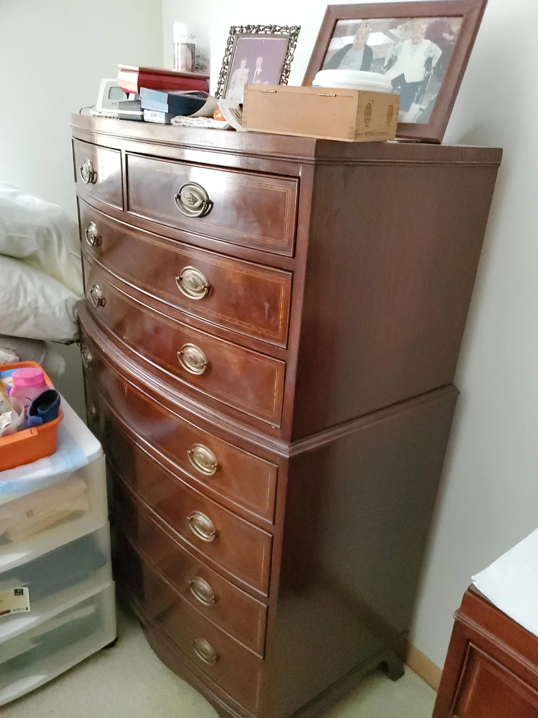 Vintage Mahogany Tall Dresser