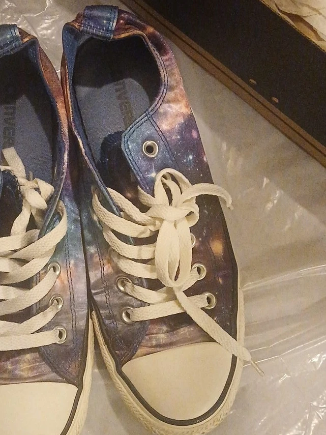 Converse Galaxy Print Sneakers
