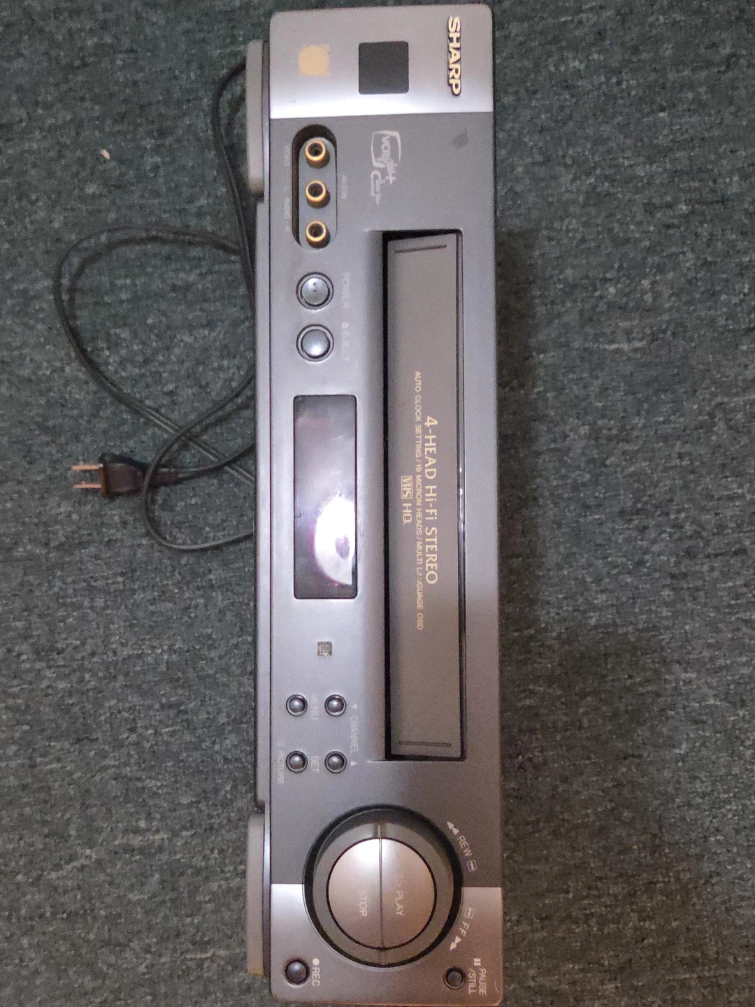 Sharp VCR 4-Head Hi-Fi Stereo VHS HQ