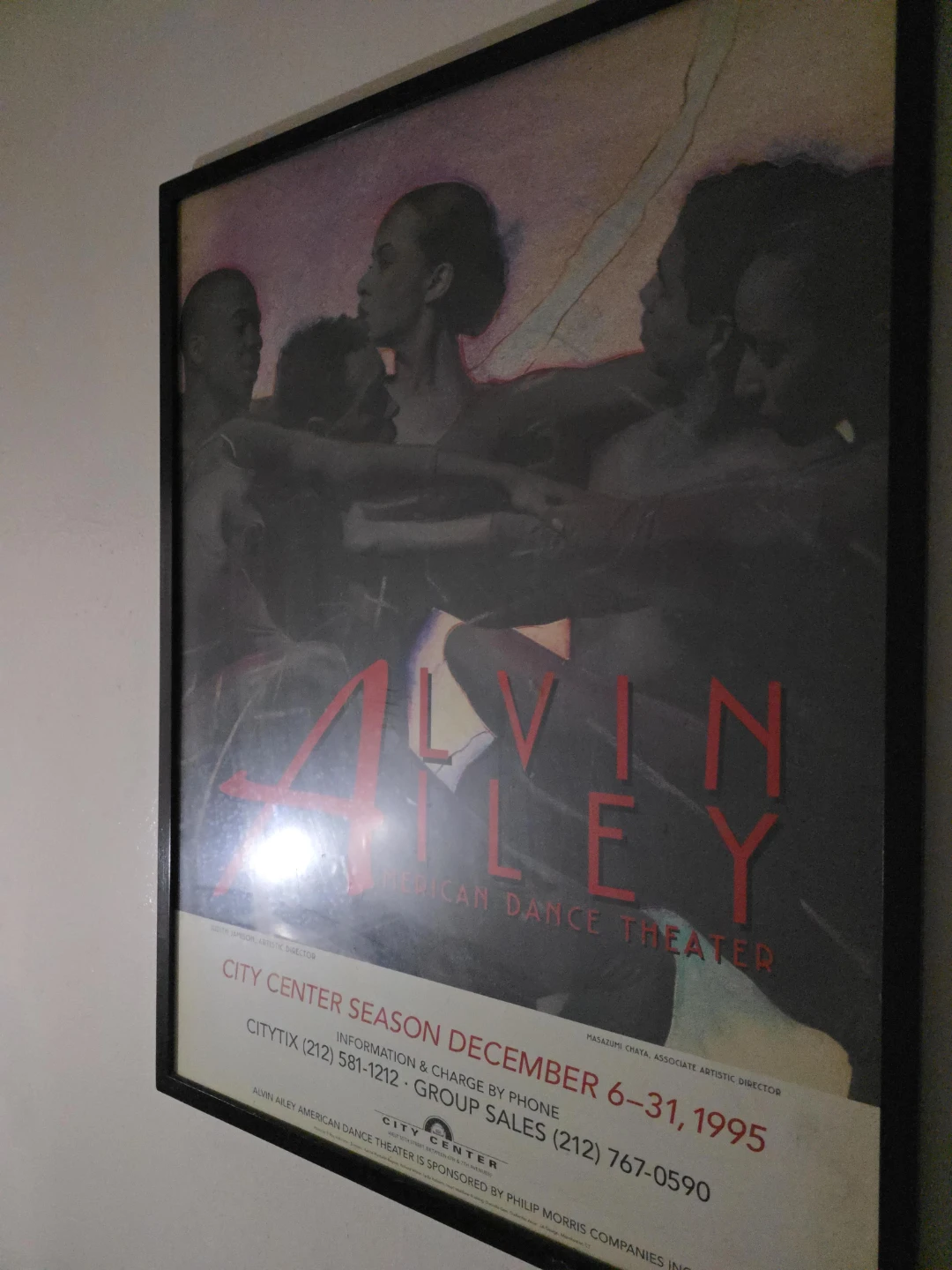 Alvin Ailey American Dance Theater Poster - December 1995